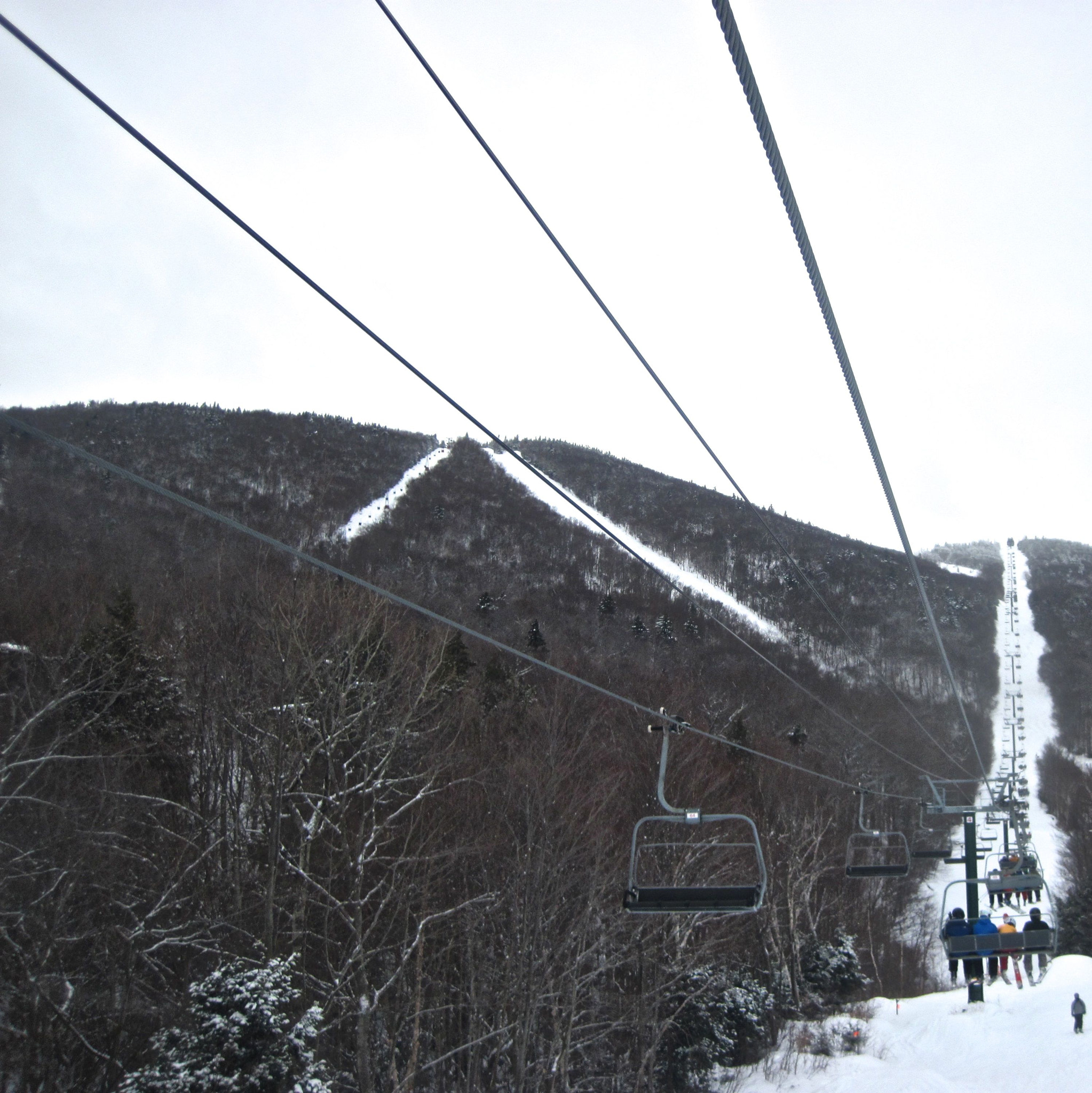 Canon PowerShot D10 sample photo. Sugarbush mount ellen lift lift lines photography