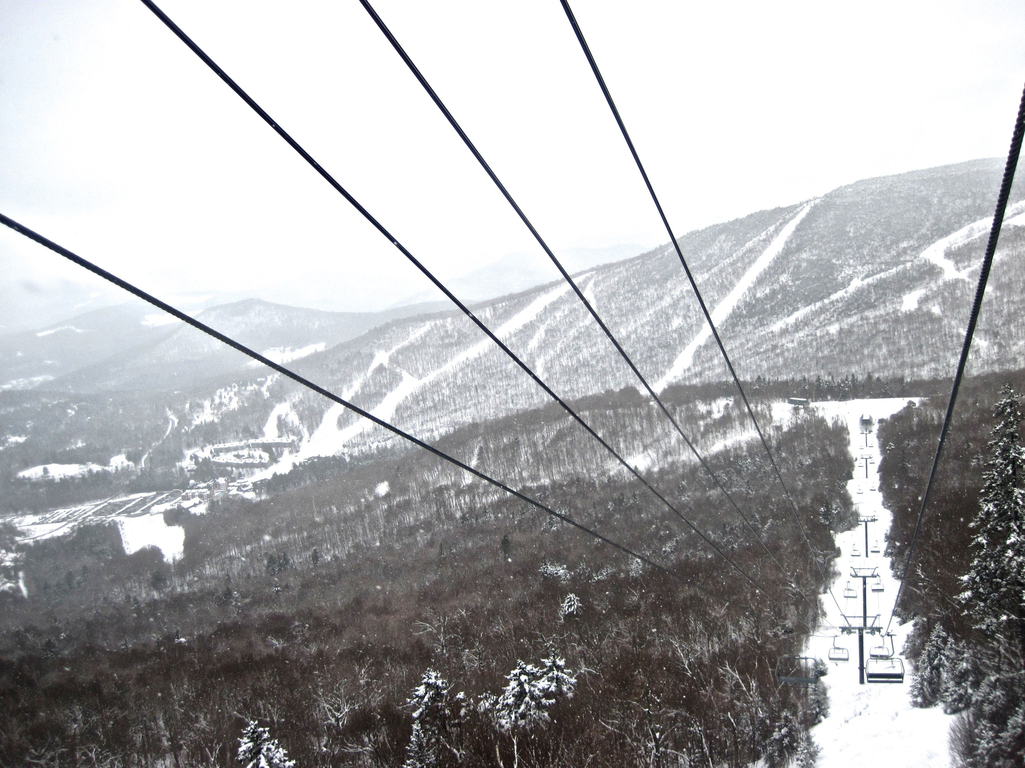 Canon PowerShot D10 sample photo. Sugarbush mount ellen lift photography