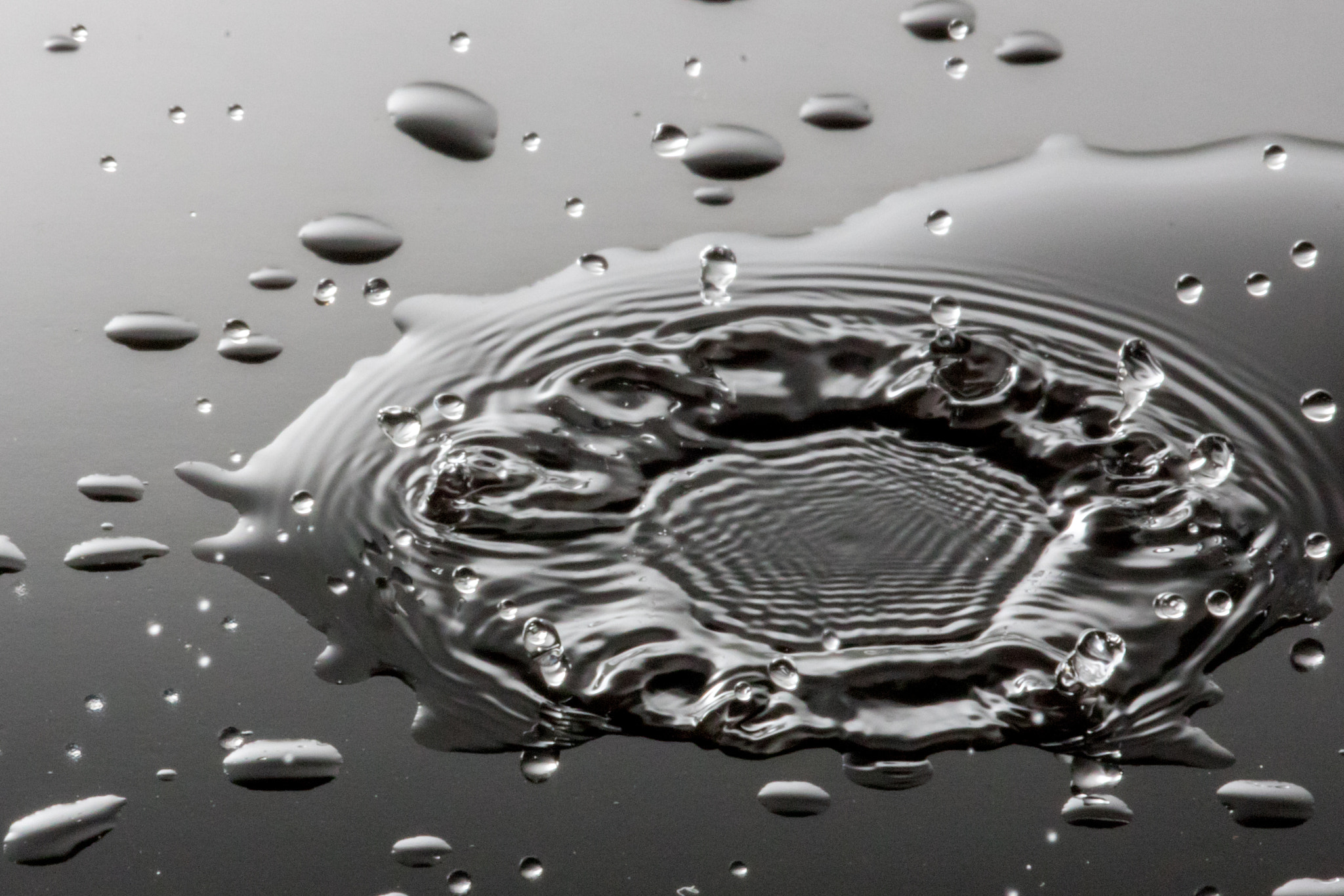 Canon EF 180mm F3.5L Macro USM sample photo. Water drop fun photography