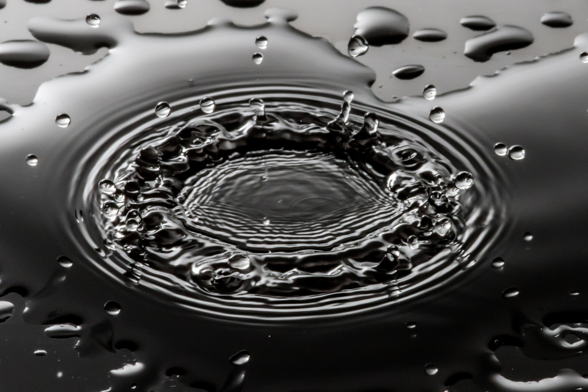Canon EF 180mm F3.5L Macro USM sample photo. Water drop fun photography