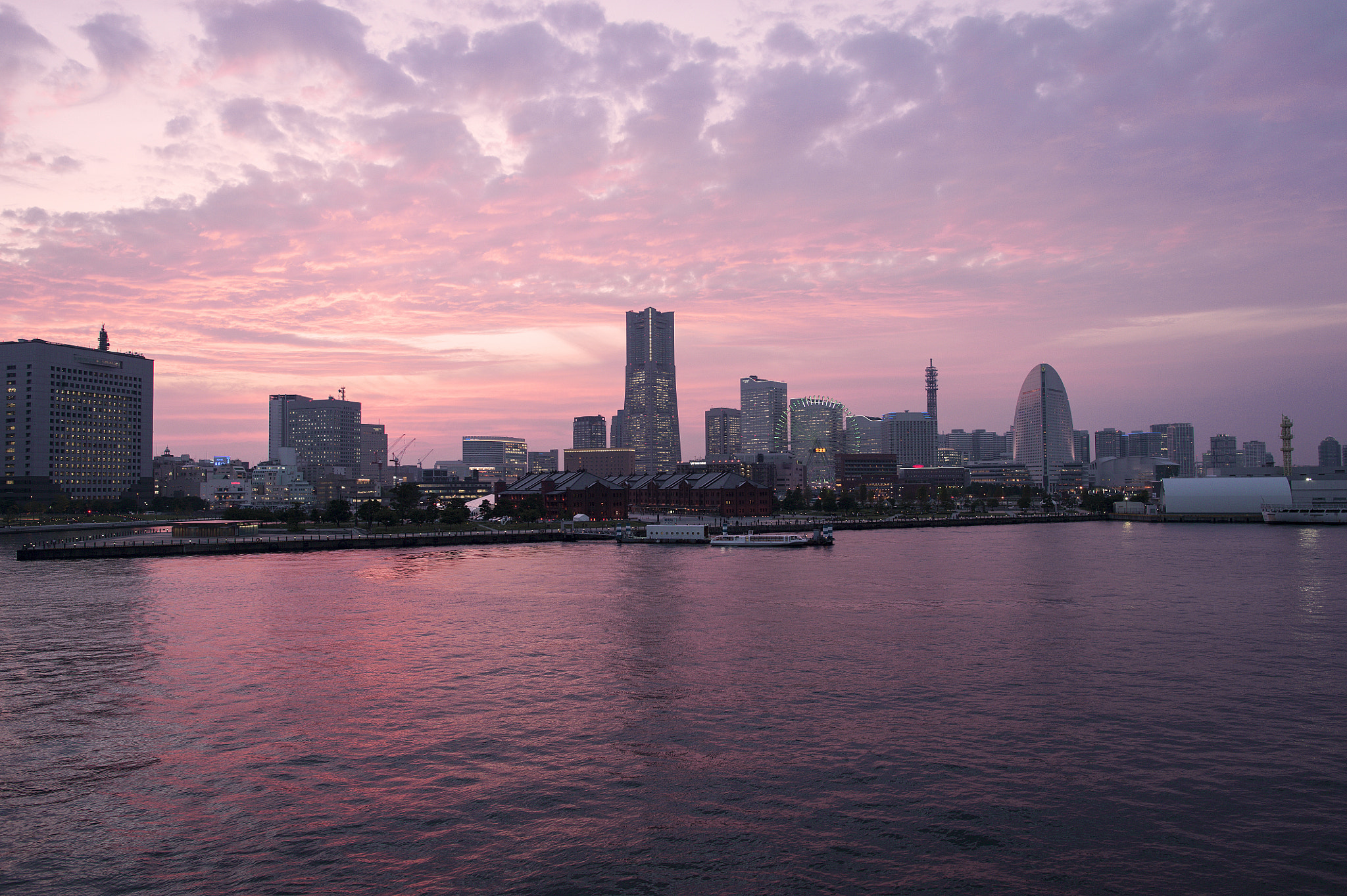 Nikon D700 + Nikon AF-S Nikkor 24mm F1.4G ED sample photo. Mm21　yokohama　japan photography