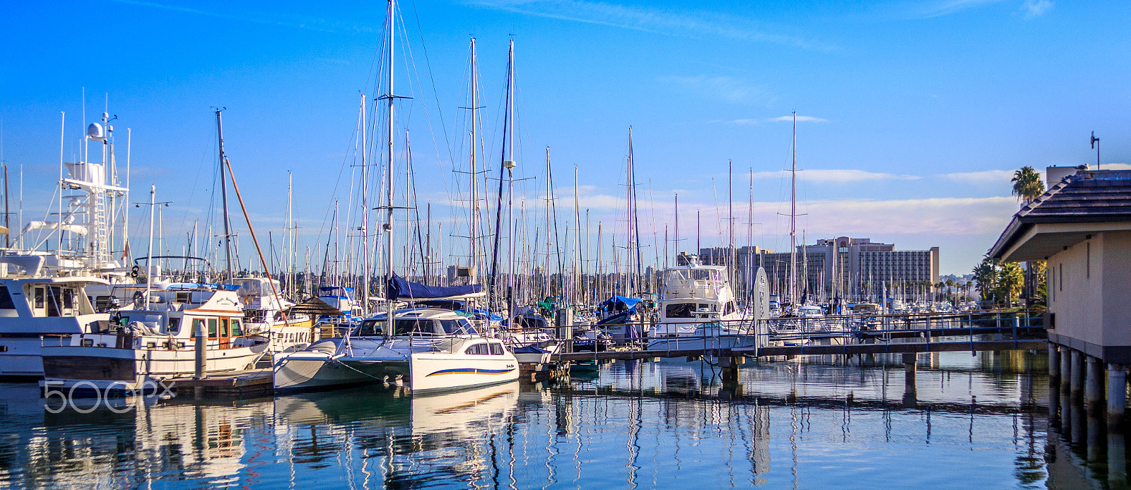EF28-70mm f/2.8L USM sample photo. San diego bay harbor photography