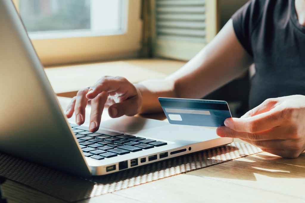 the girl is shopping on the Internet by Konstantin Kolosov on 500px.com