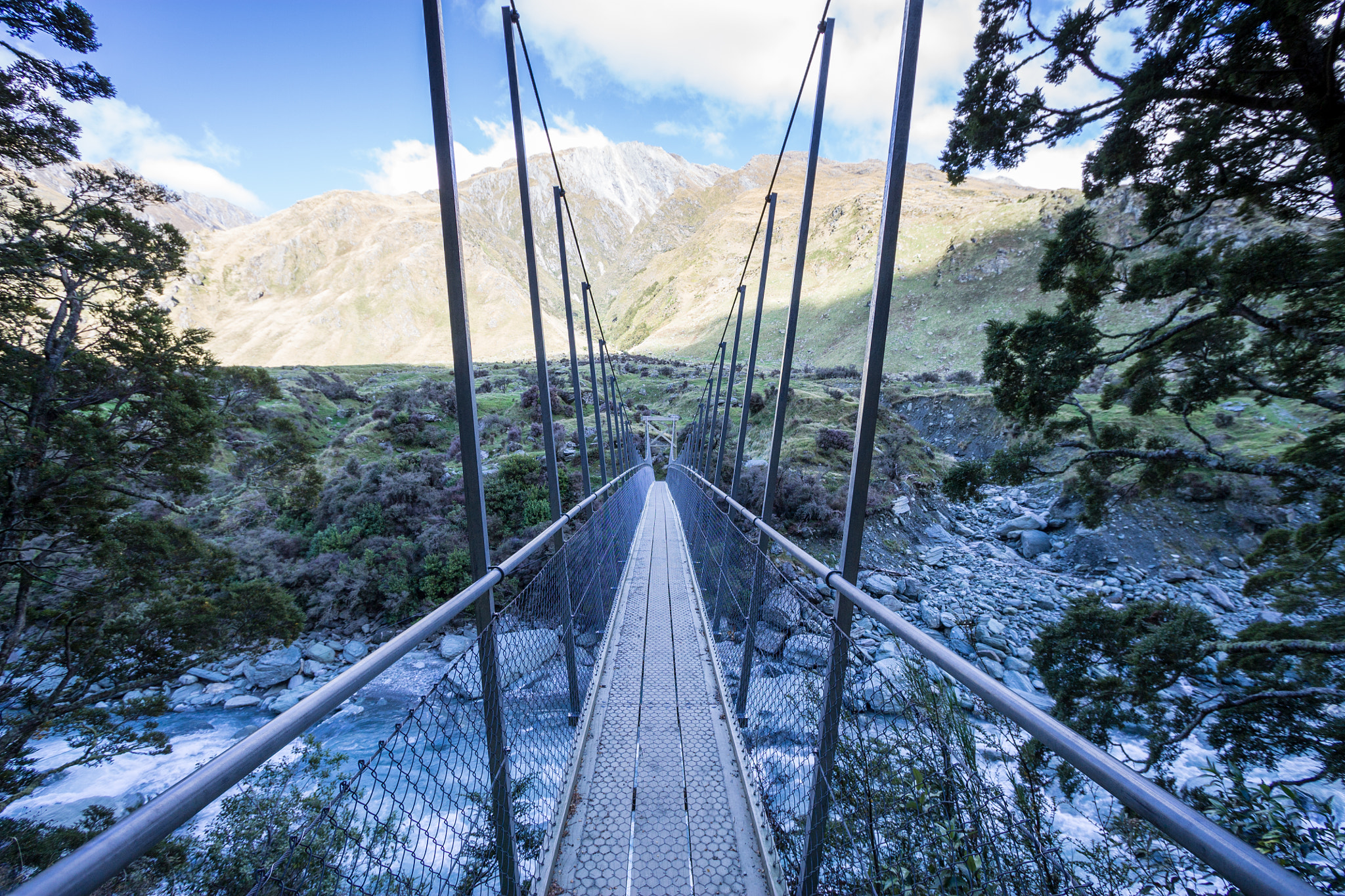 Canon EF-S 10-22mm F3.5-4.5 USM sample photo. Bridge on rob roy glacier track photography