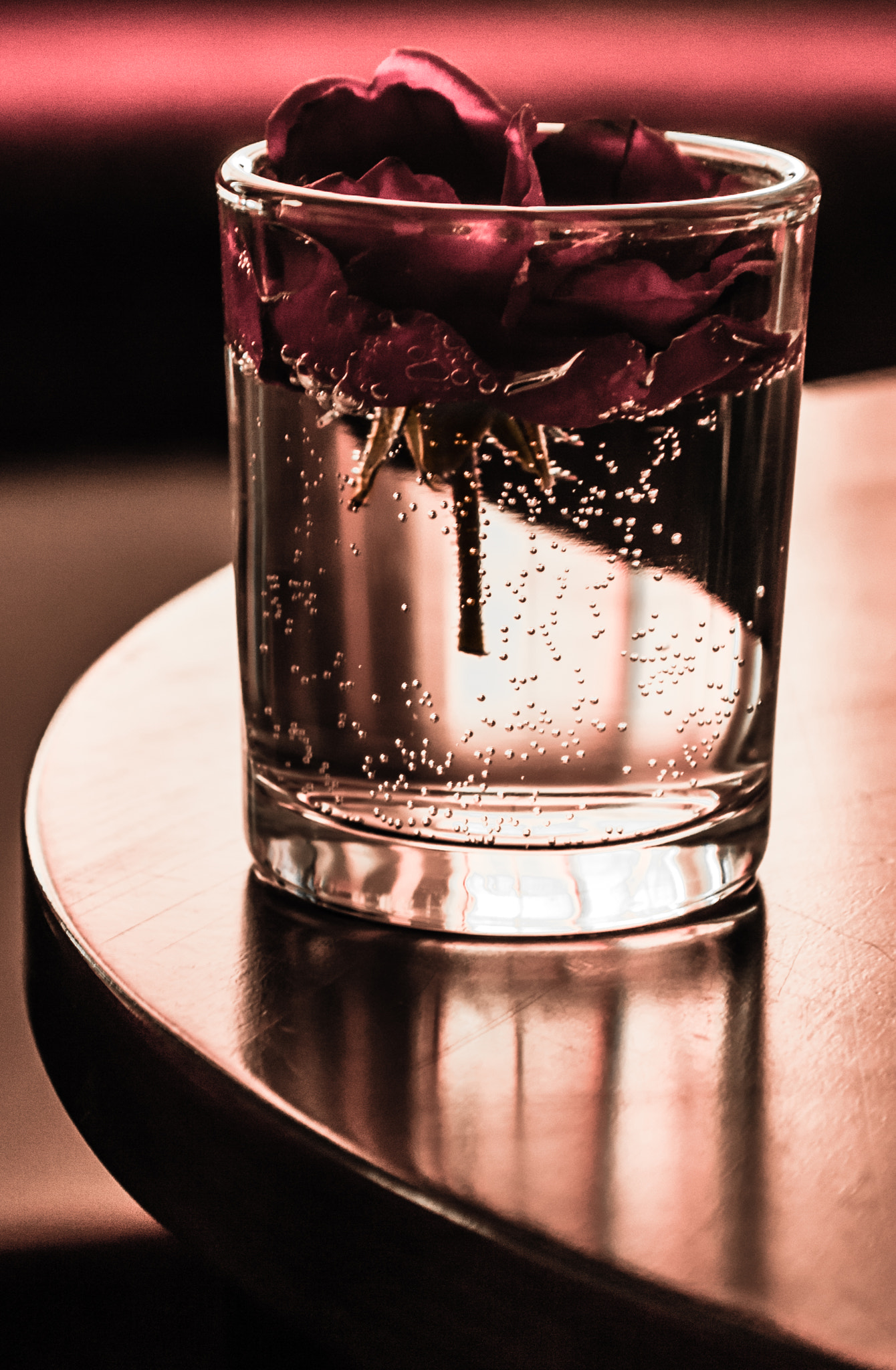 Panasonic Lumix DMC-GF1 sample photo. Rose glass photography