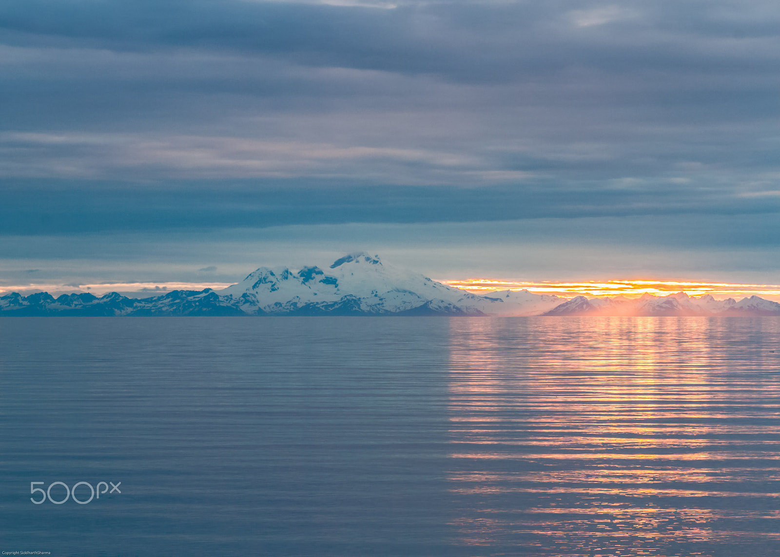 Canon EOS 500D (EOS Rebel T1i / EOS Kiss X3) sample photo. Midnight sun in alaska photography