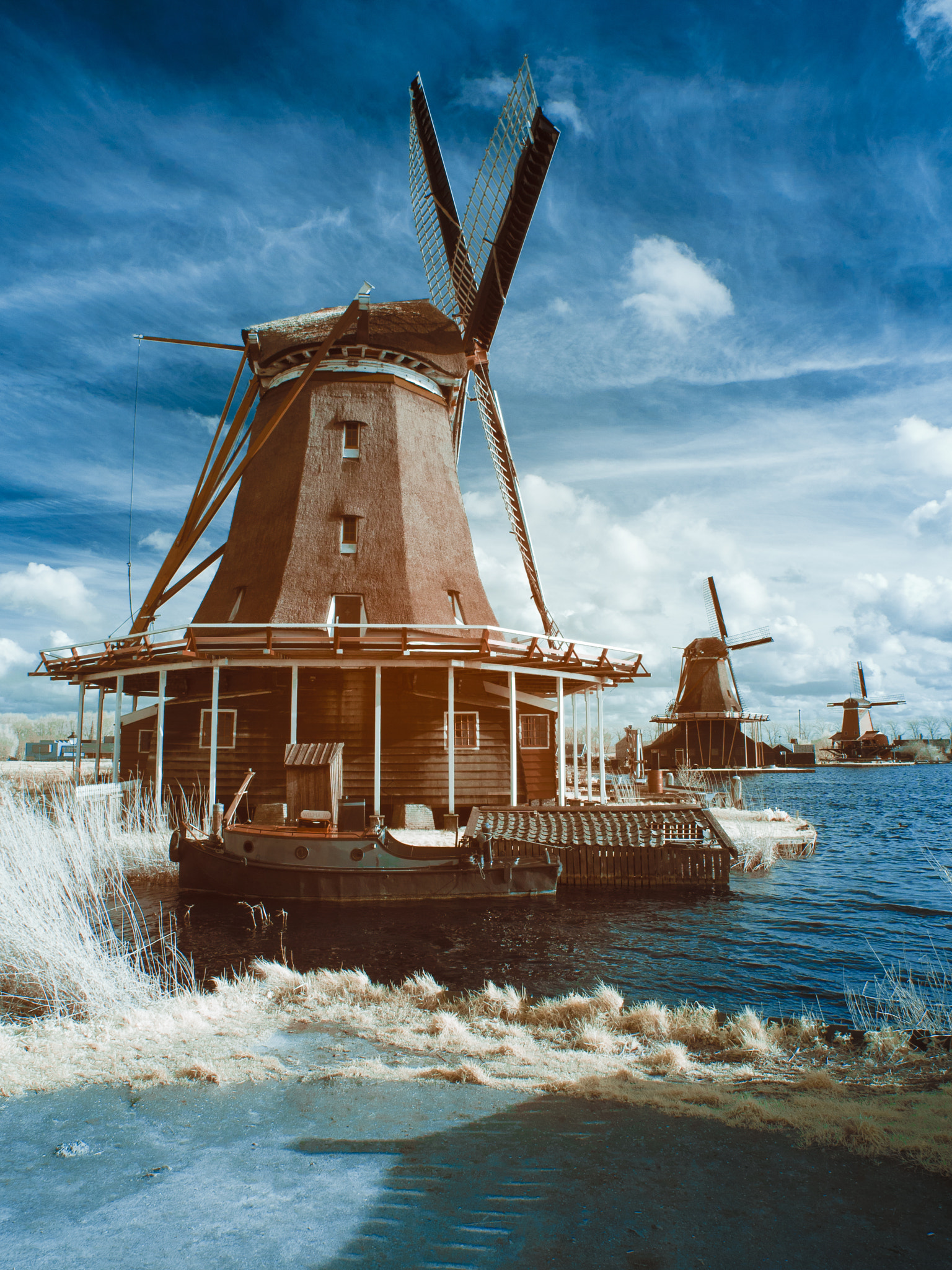 Olympus Zuiko Digital ED 12-60mm F2.8-4.0 SWD sample photo. Zaasne schans - color infrared #2 photography