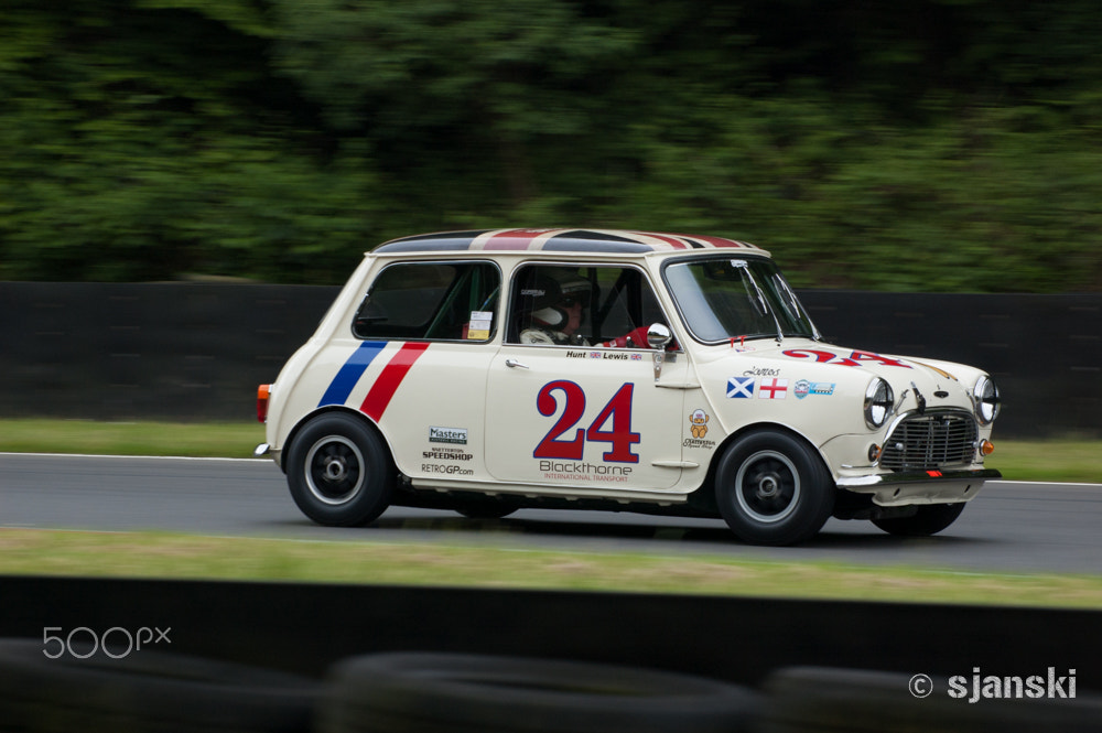 Nikon D40 sample photo. Mini cooper brands hatch masters festival photography