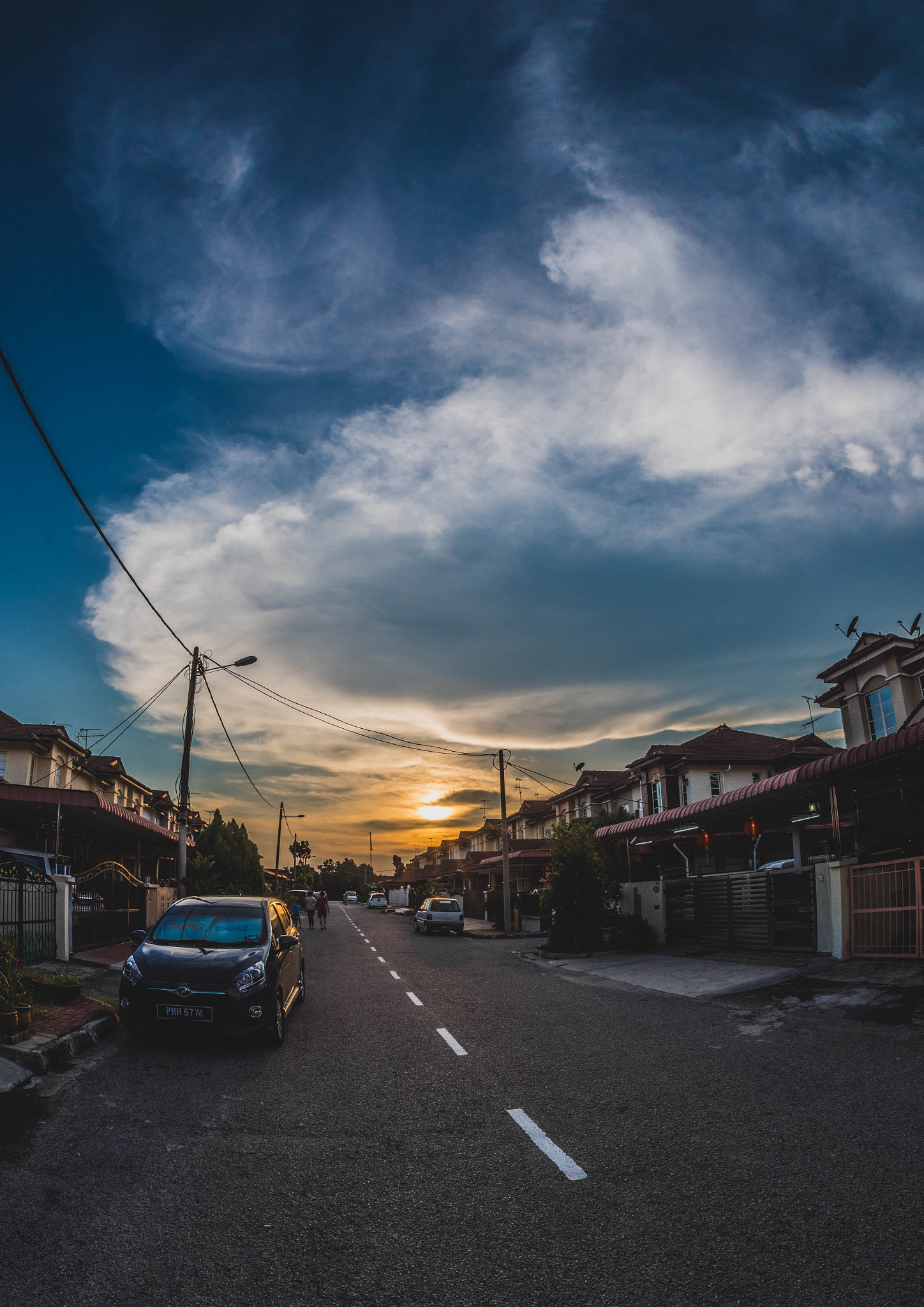 Nikon D750 + Sigma 15mm F2.8 EX DG Diagonal Fisheye sample photo. Cloud and sun photography