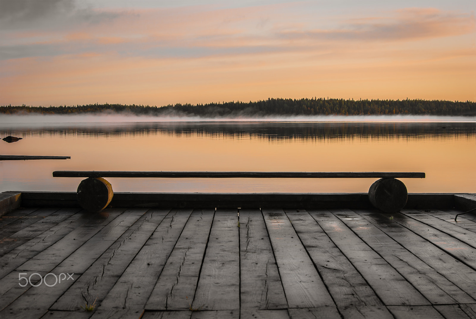 Pentax smc DA 50-200mm F4-5.6 ED sample photo. Sunrise on wooden pier. photography