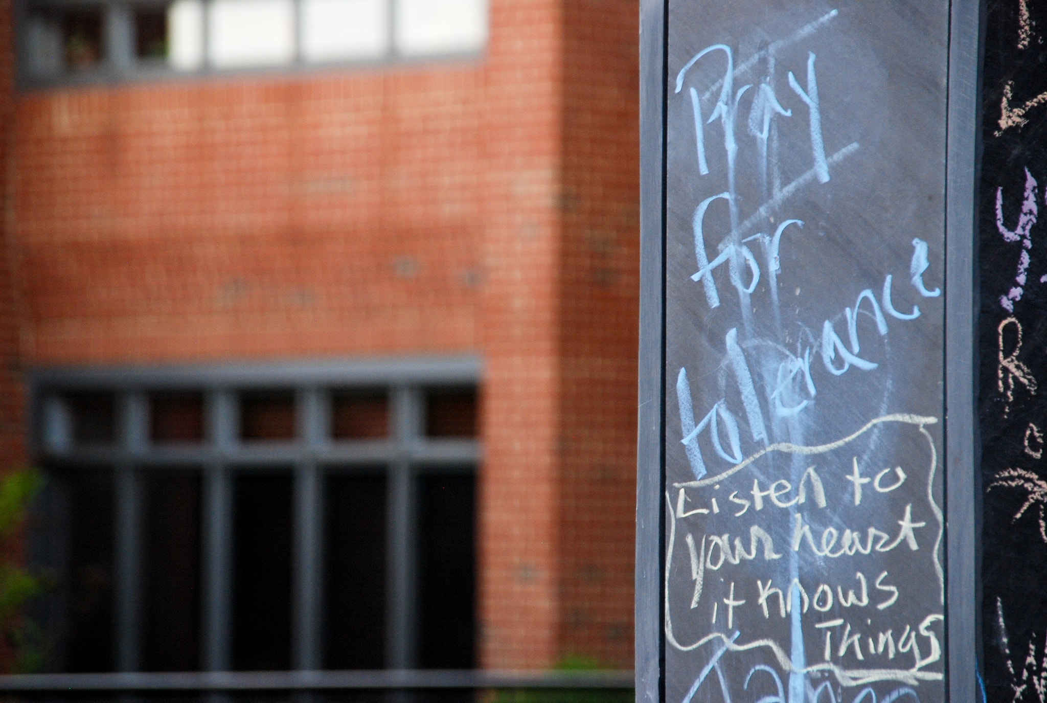 Nikon D80 + Sigma 18-200mm F3.5-6.3 DC sample photo. Freedom of speech wall photography