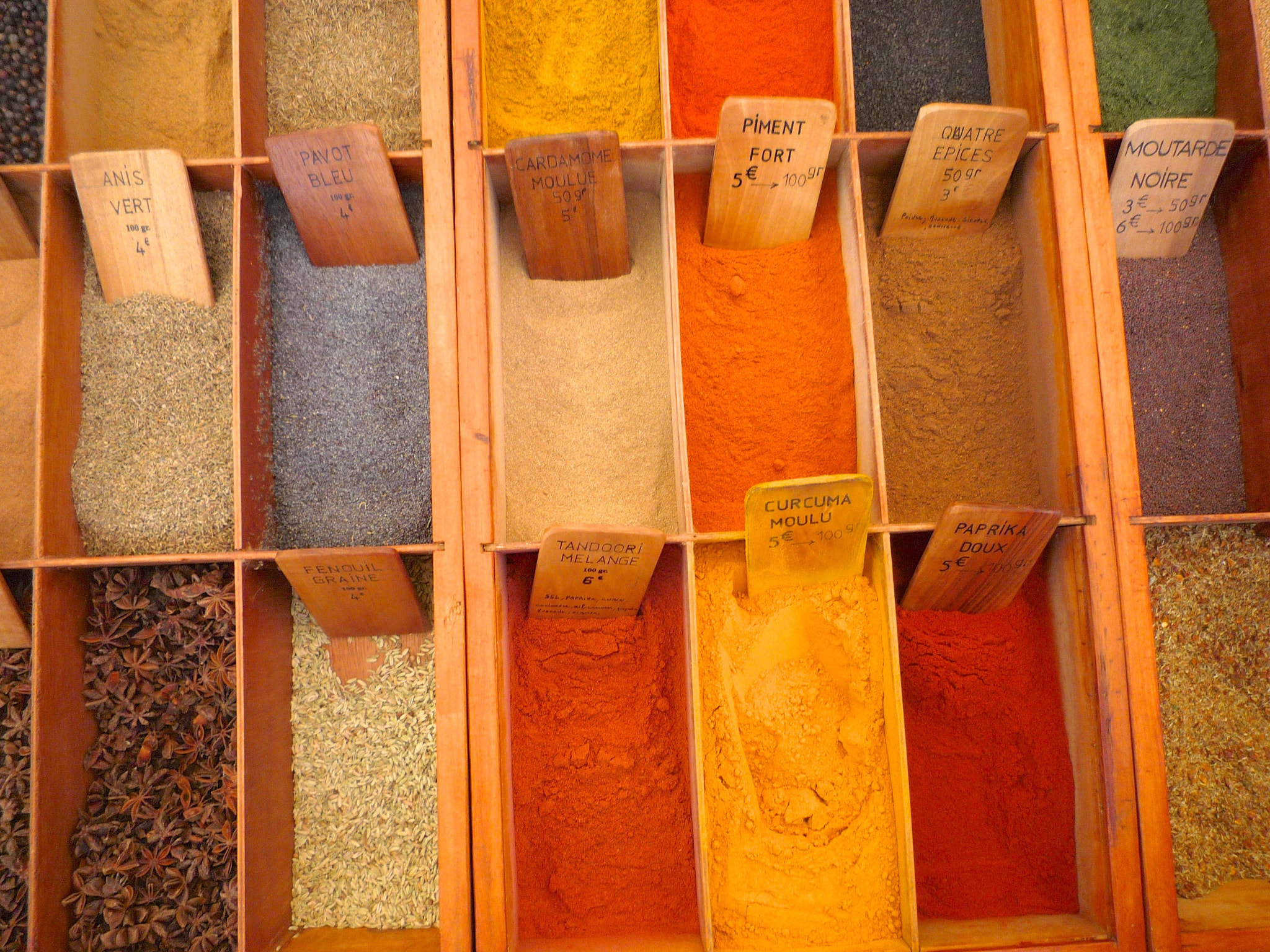 Panasonic DMC-FX35 sample photo. Colourful spices photography