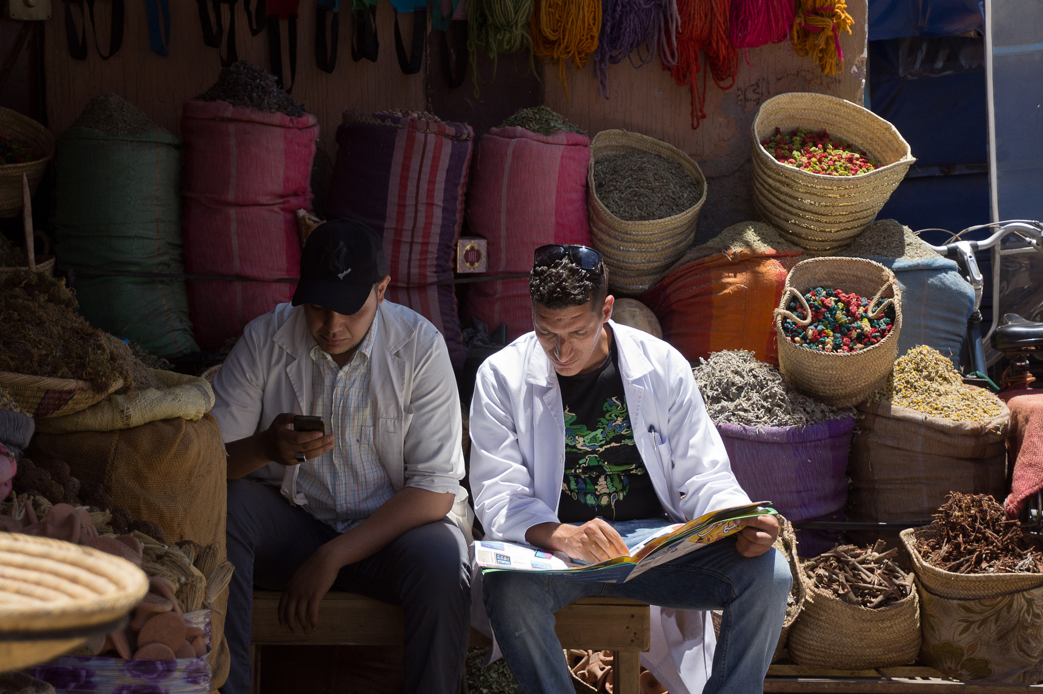 Sony E 18-200mm F3.5-6.3 OSS sample photo. Streets of morocco photography