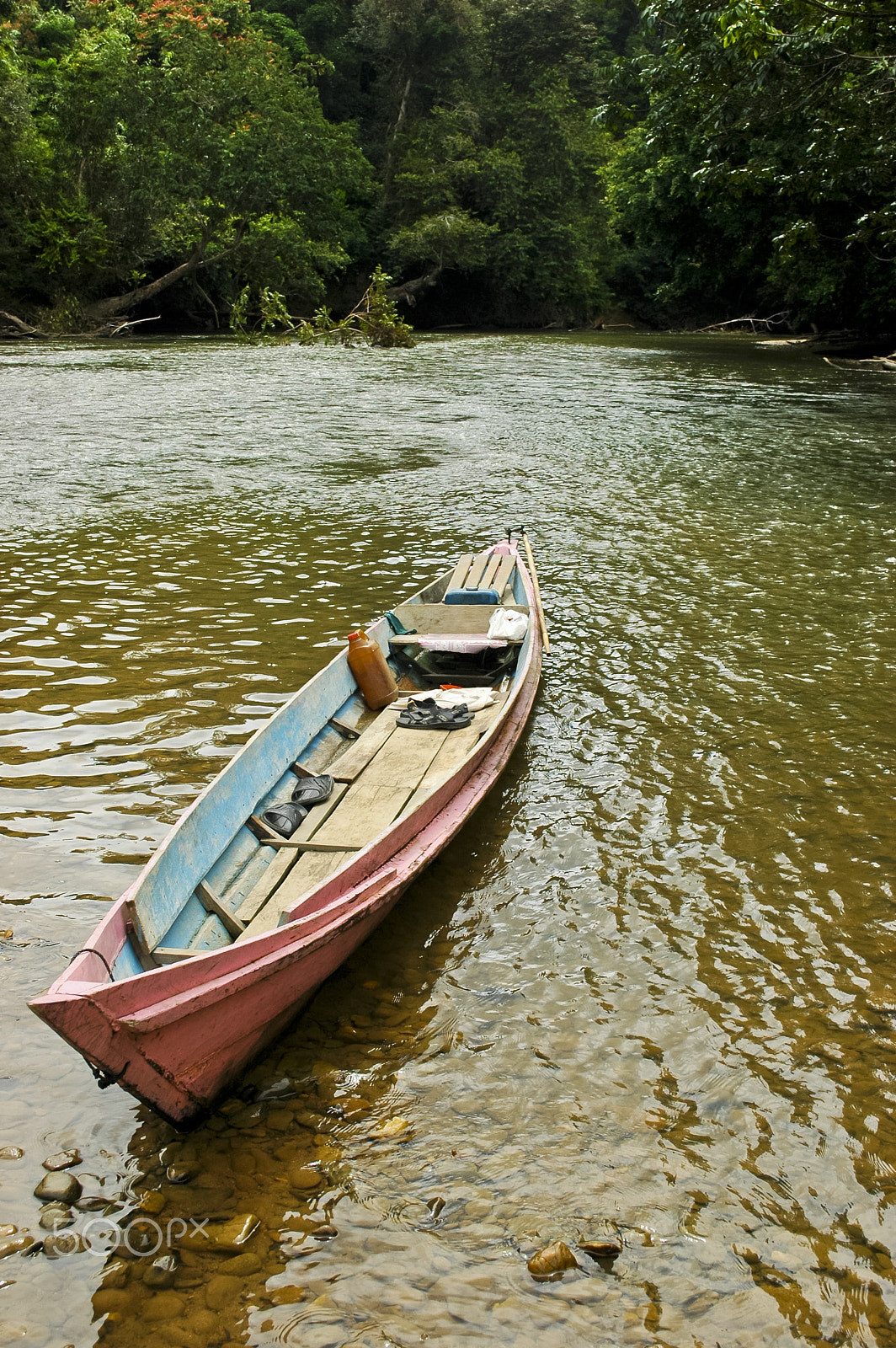Nikon D70s sample photo. The lonely boat photography