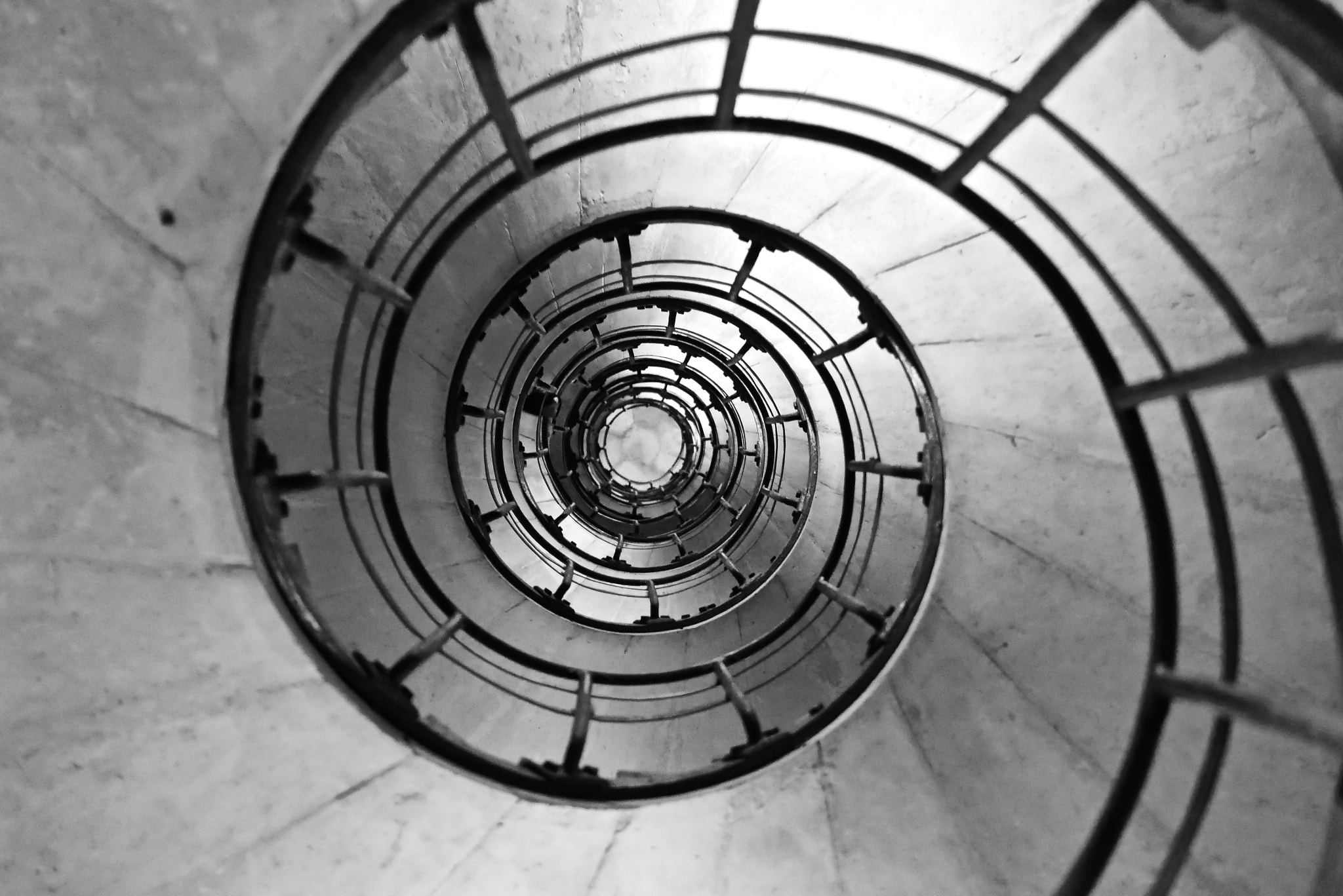 Panasonic Lumix G X Vario 35-100mm F2.8 OIS sample photo. Spiral steps photography