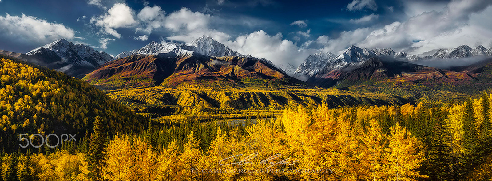 Pentax K-3 sample photo. Autumn in alaska photography