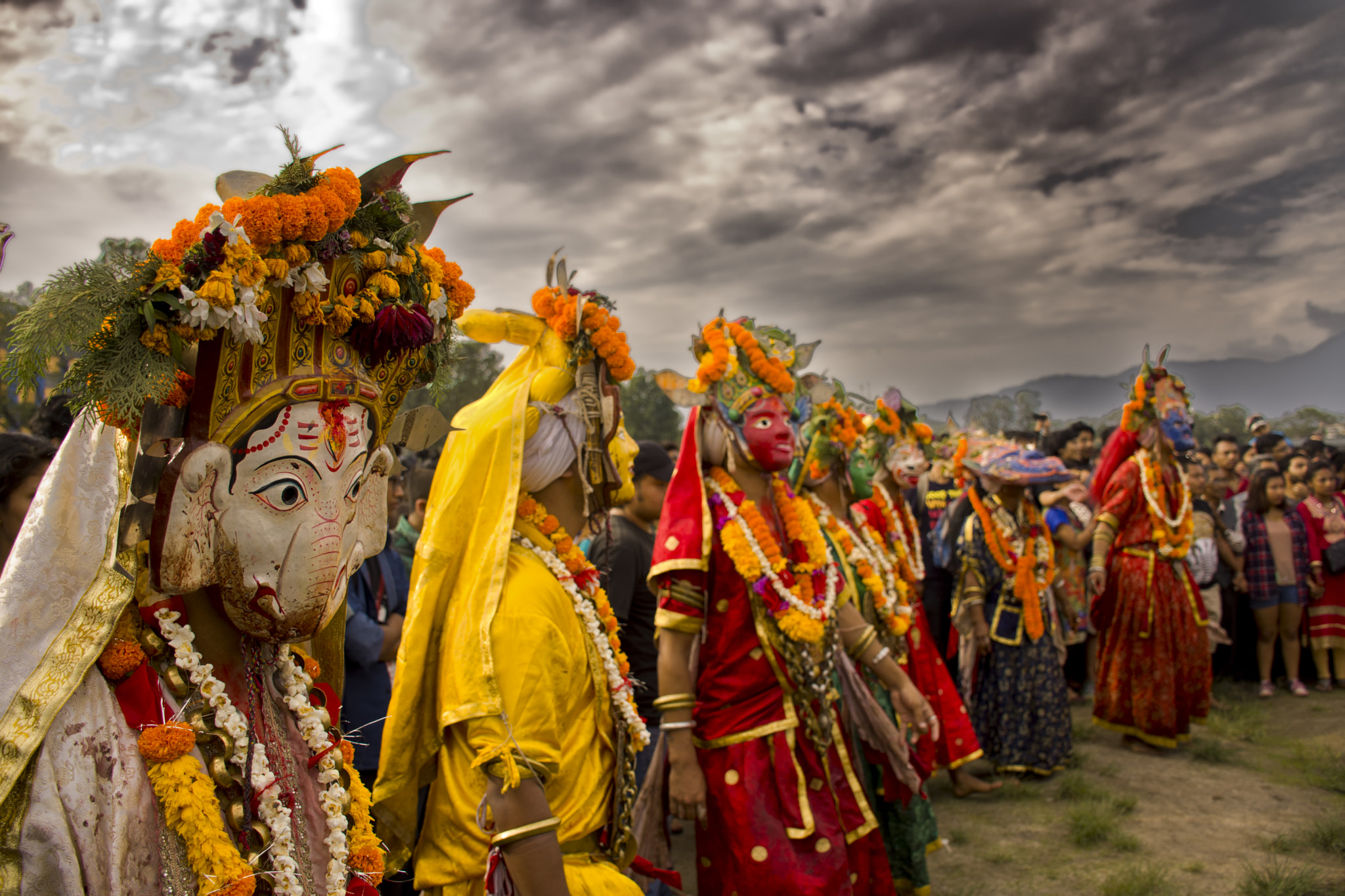 AF Zoom-Nikkor 35-80mm f/4-5.6D sample photo. Festivals in nepal photography