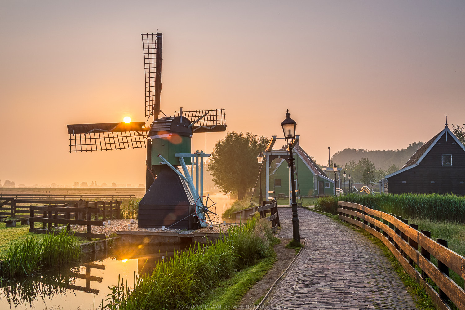 Nikon D3100 sample photo. Sunrise zaanse schans photography