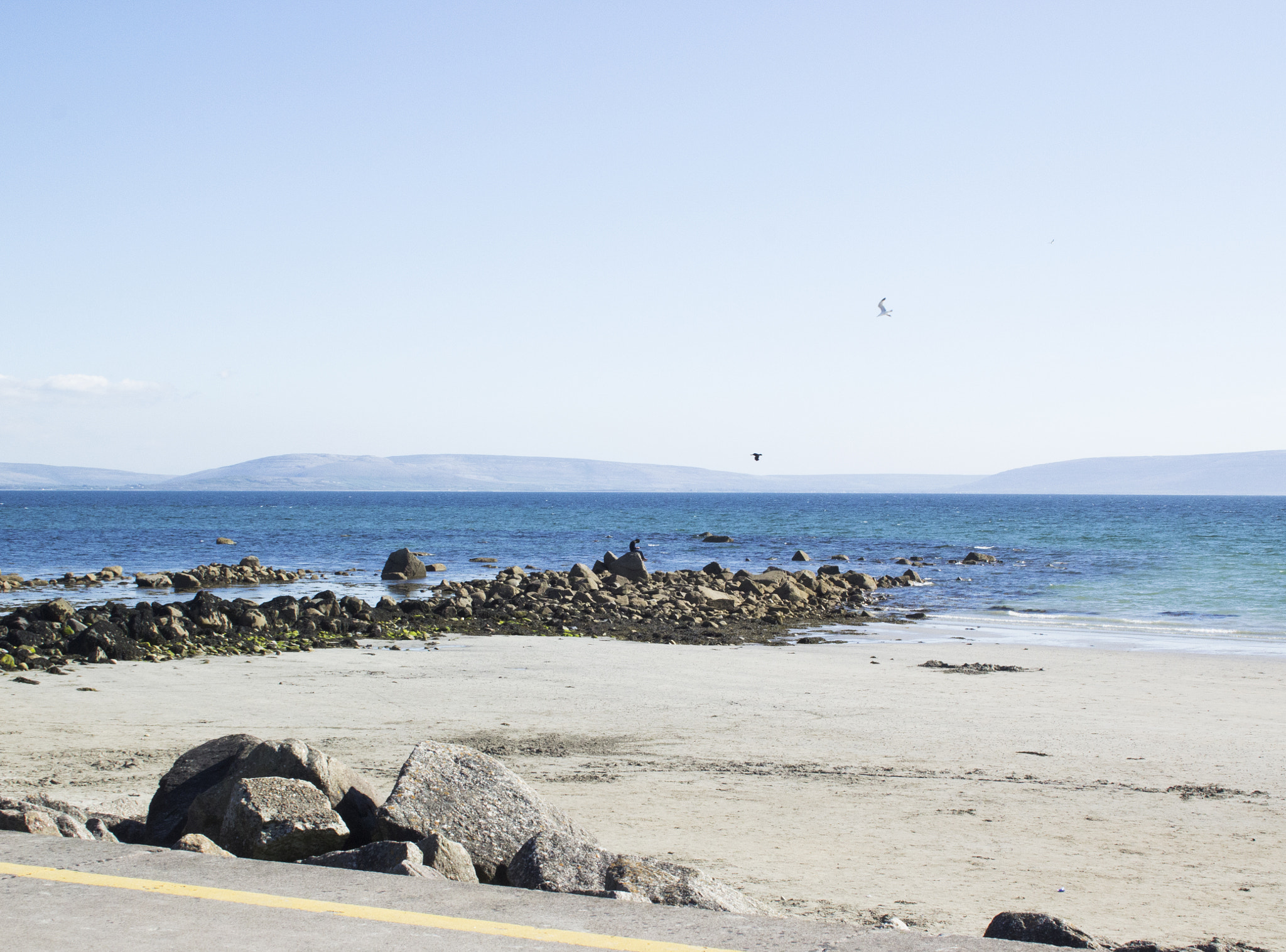Canon EF-S 18-55mm F3.5-5.6 sample photo. Galway beach. sometimes i like be alone. photography