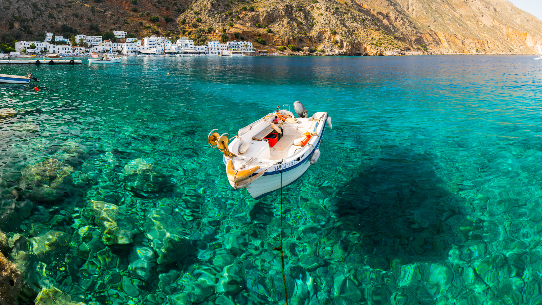 Sony a7R II + Canon EF 24-70mm F4L IS USM sample photo. Greece, crete, loutro photography