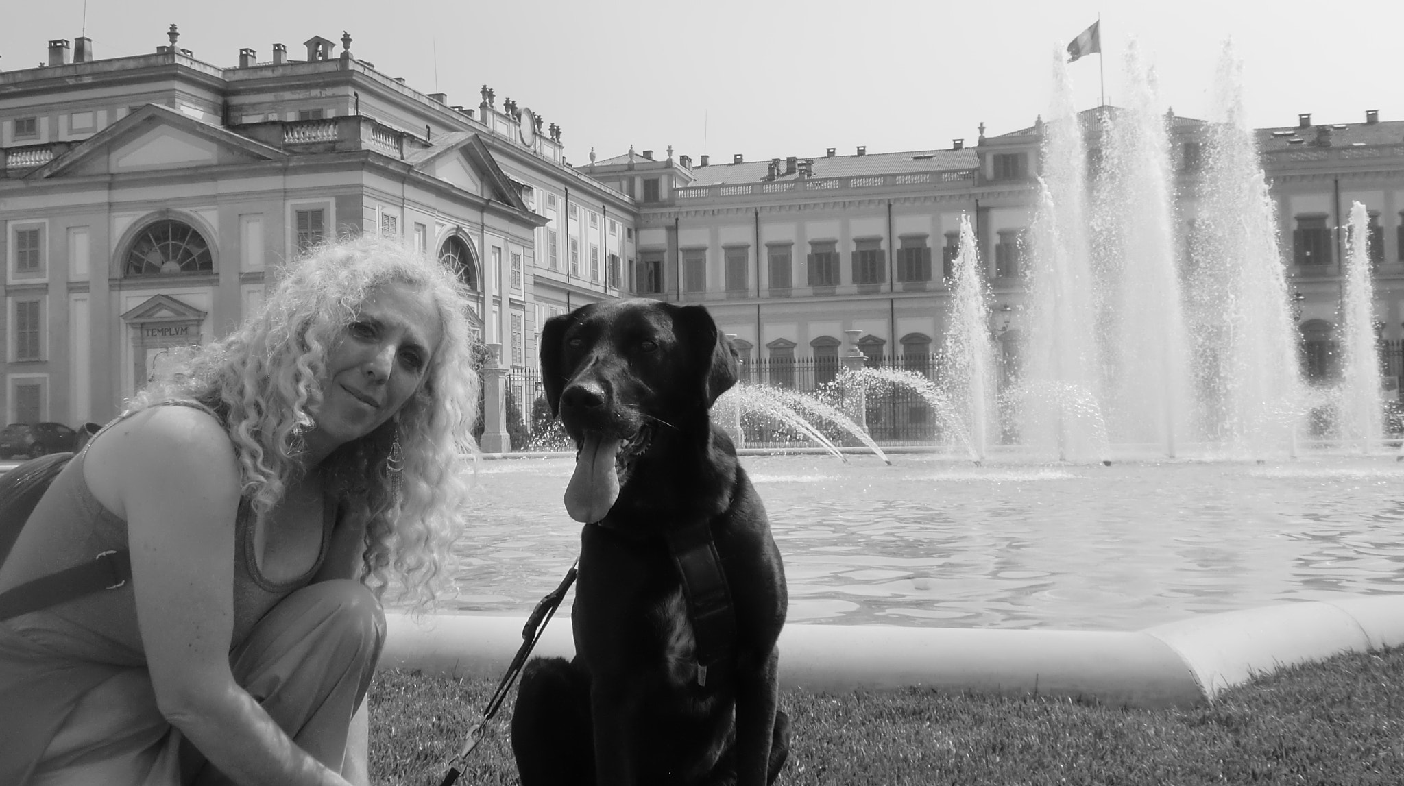 CASIO EX-Z90 sample photo. My dog maya with my wife photography