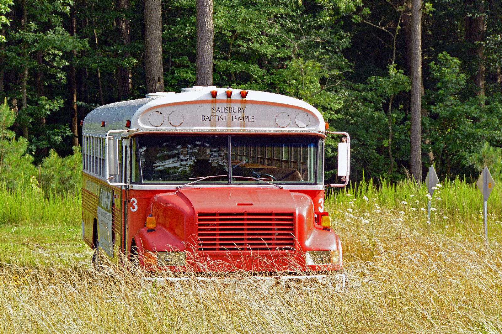 Nikon 1 V2 + 1 NIKKOR VR 10-100mm f/4-5.6 sample photo. Red bus #3 photography