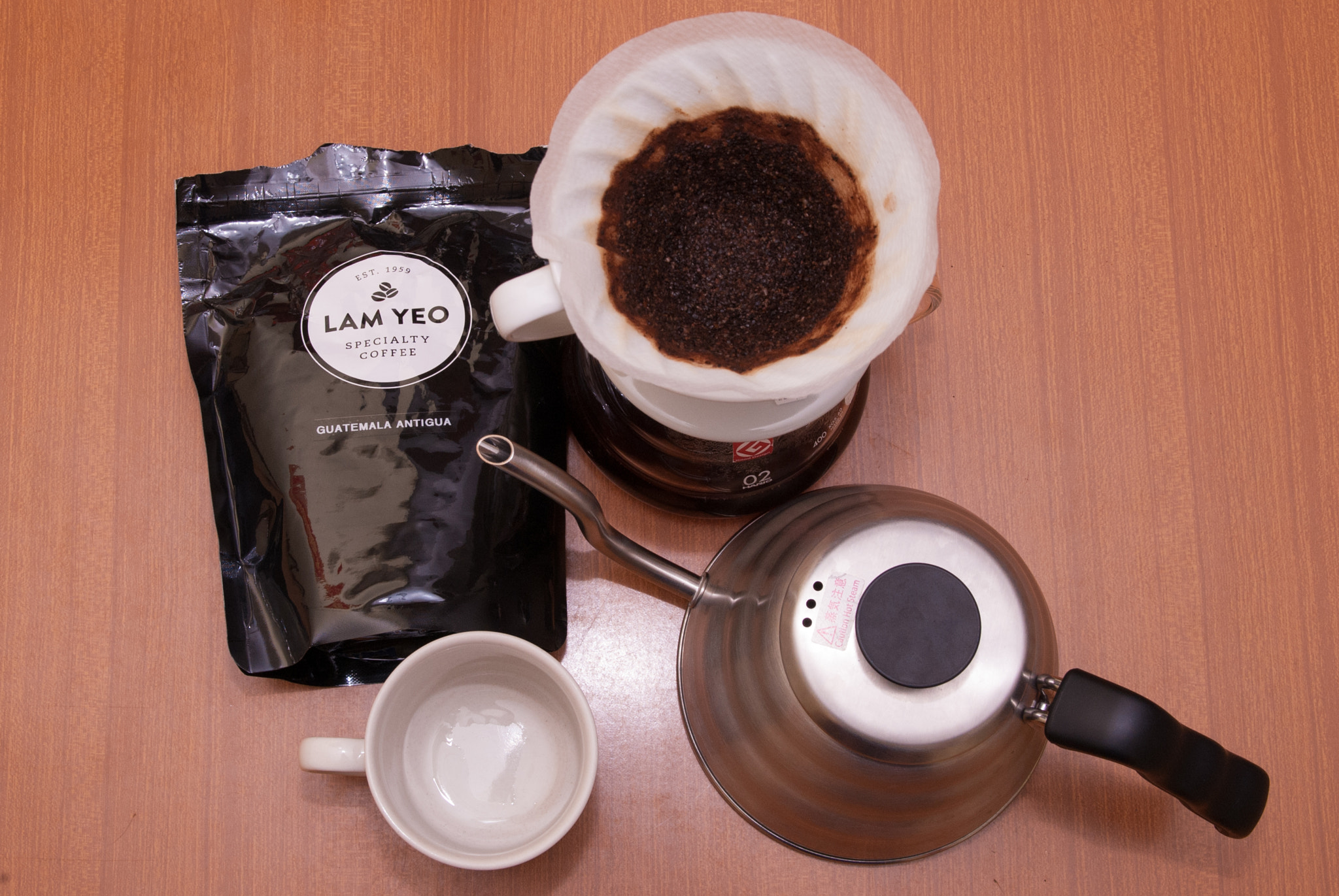 Nikon D40X sample photo. Hario v60 photography