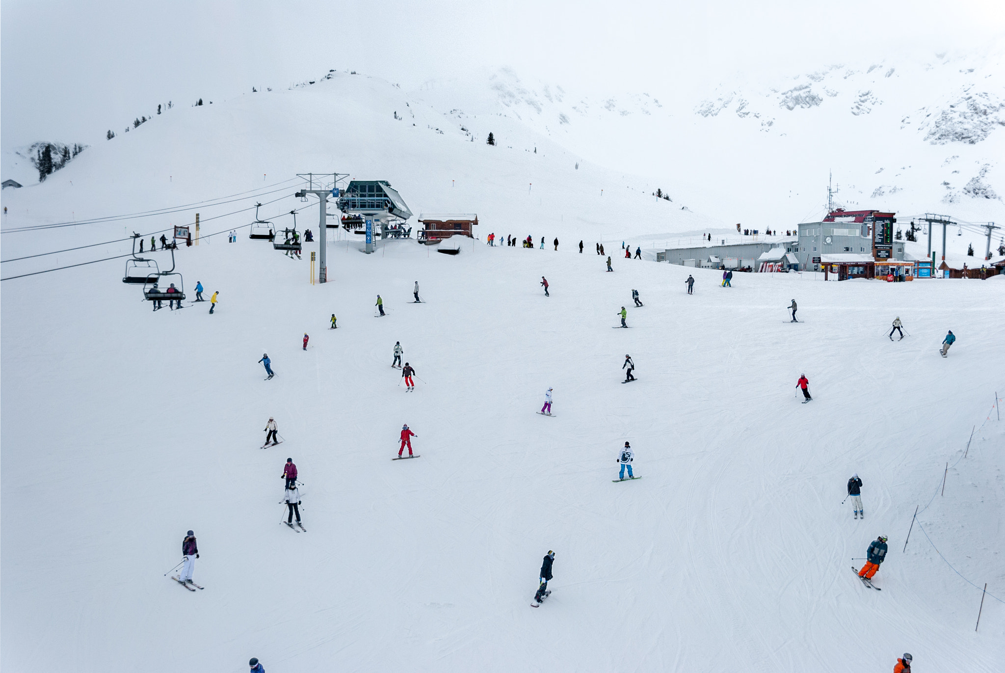 Nikon D3000 sample photo. Slopes photography