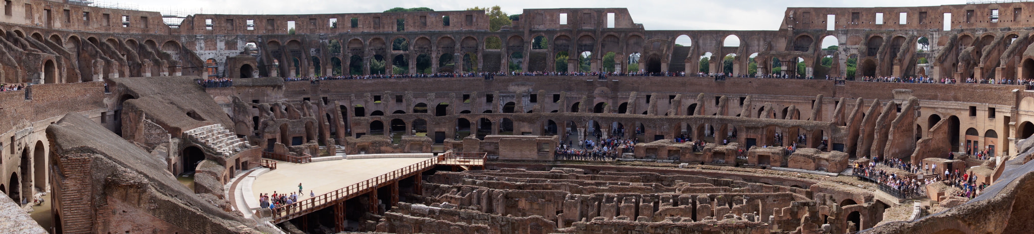 Sony SLT-A57 + Sony DT 18-250mm F3.5-6.3 sample photo. An inside panoramic view of the coliseum in rome, italy photography