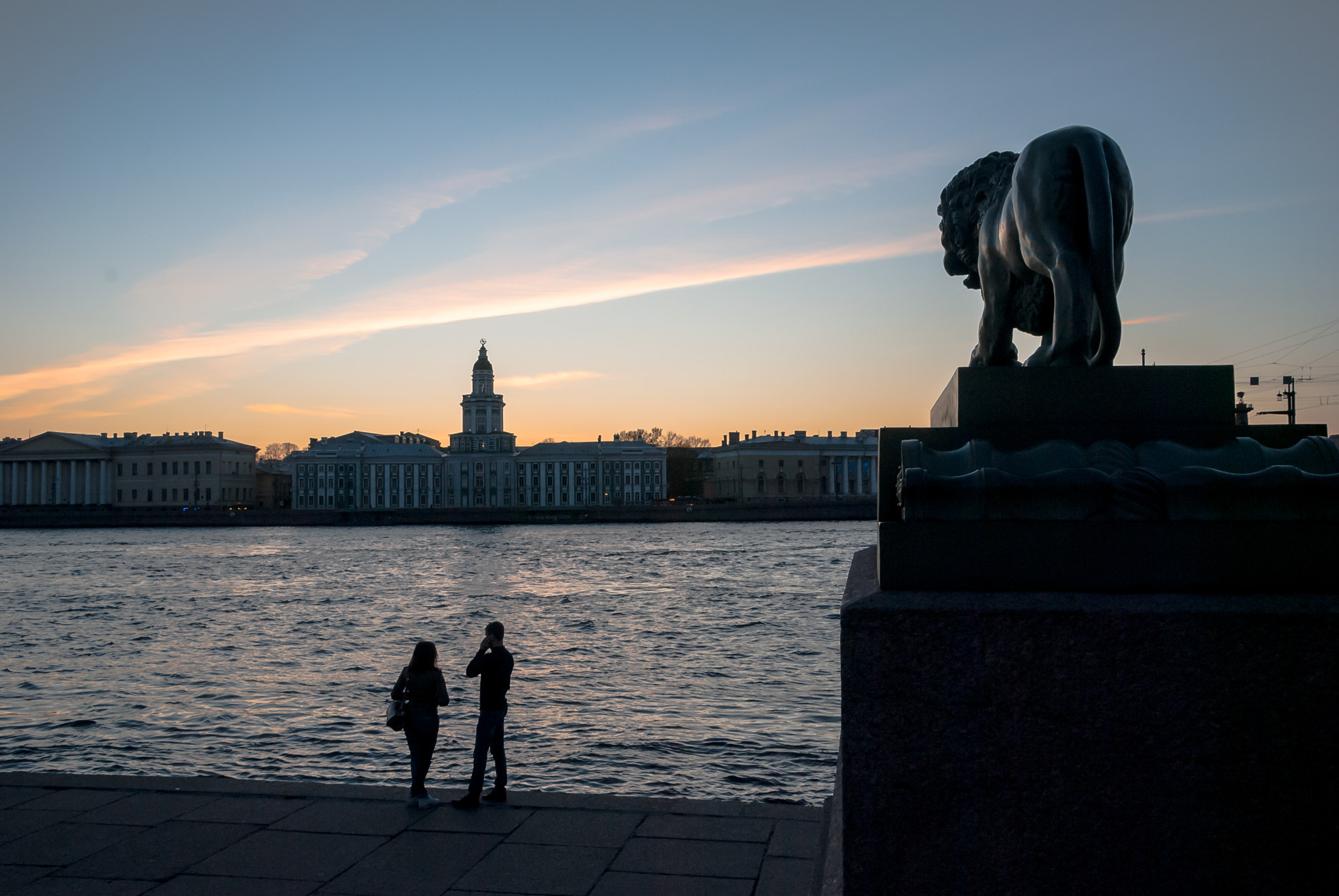 Nikon D3000 sample photo. Saint petersburg sunset photography