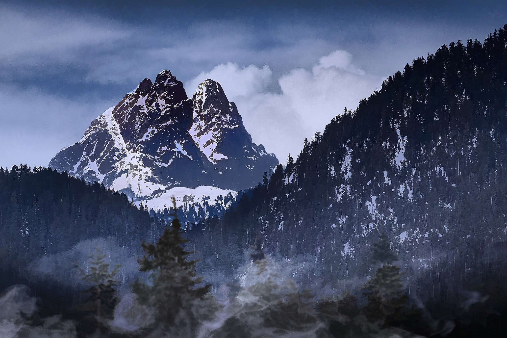 Canon EF 300mm f/2.8L + 1.4x sample photo. Climber's paradise photography
