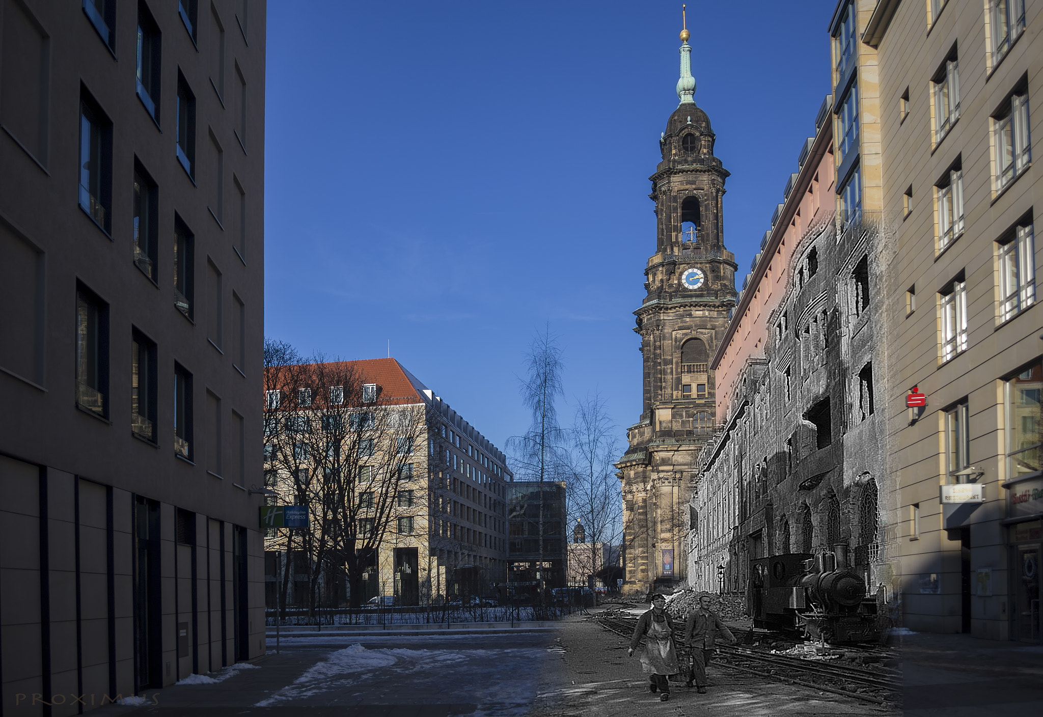 Canon EF 28-80mm f/2.8-4L sample photo. Trümmerbahnkreuzkirche photography