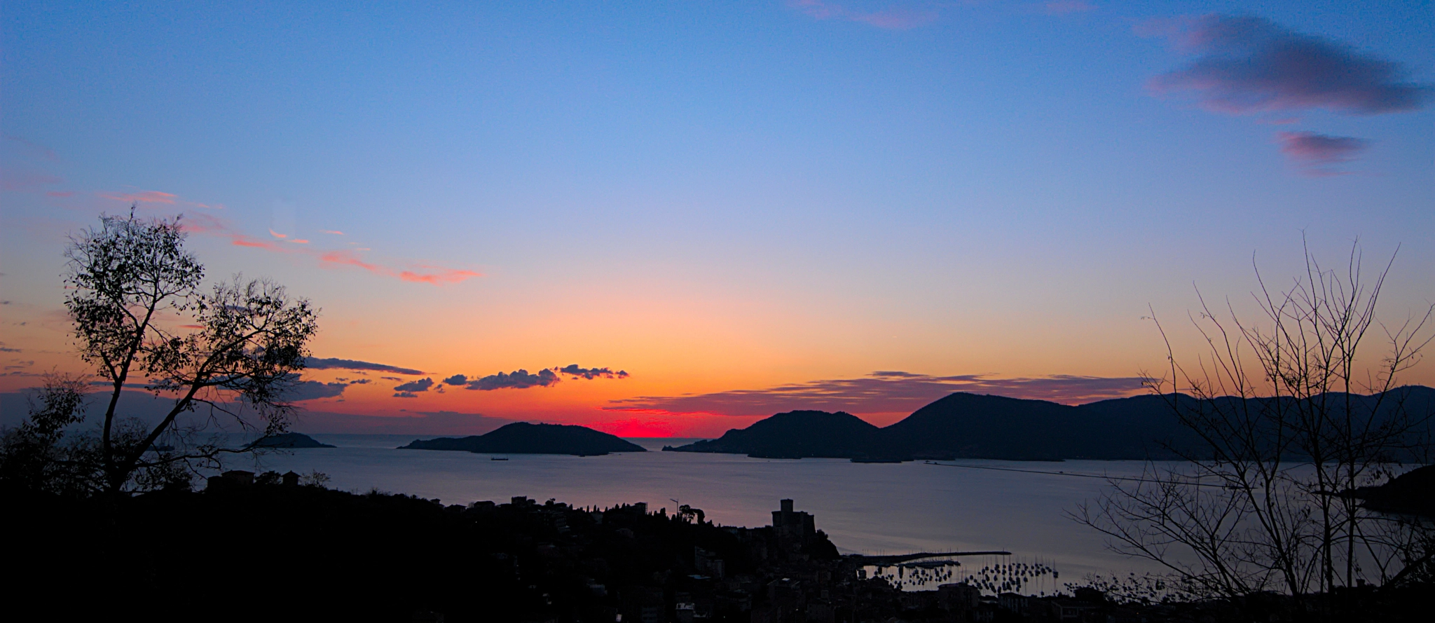 Nikon D200 sample photo. Sunset on the gulf photography