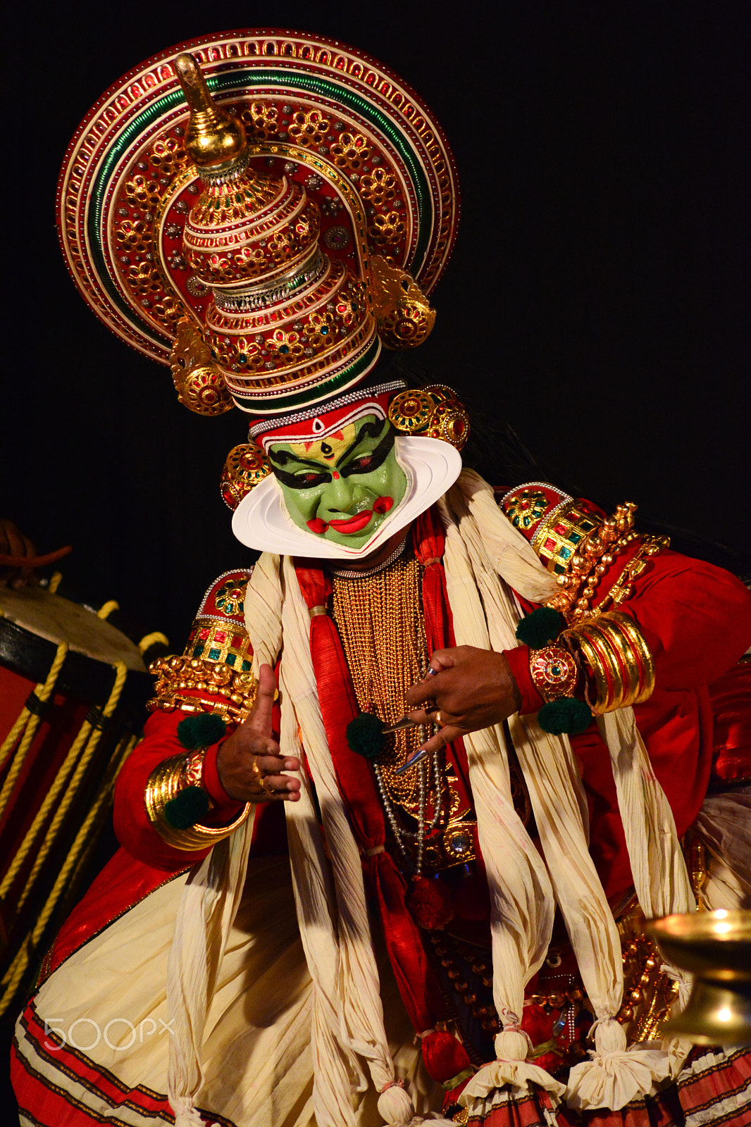 Nikon D7100 + AF Nikkor 20mm f/2.8 sample photo. Kathakali photography