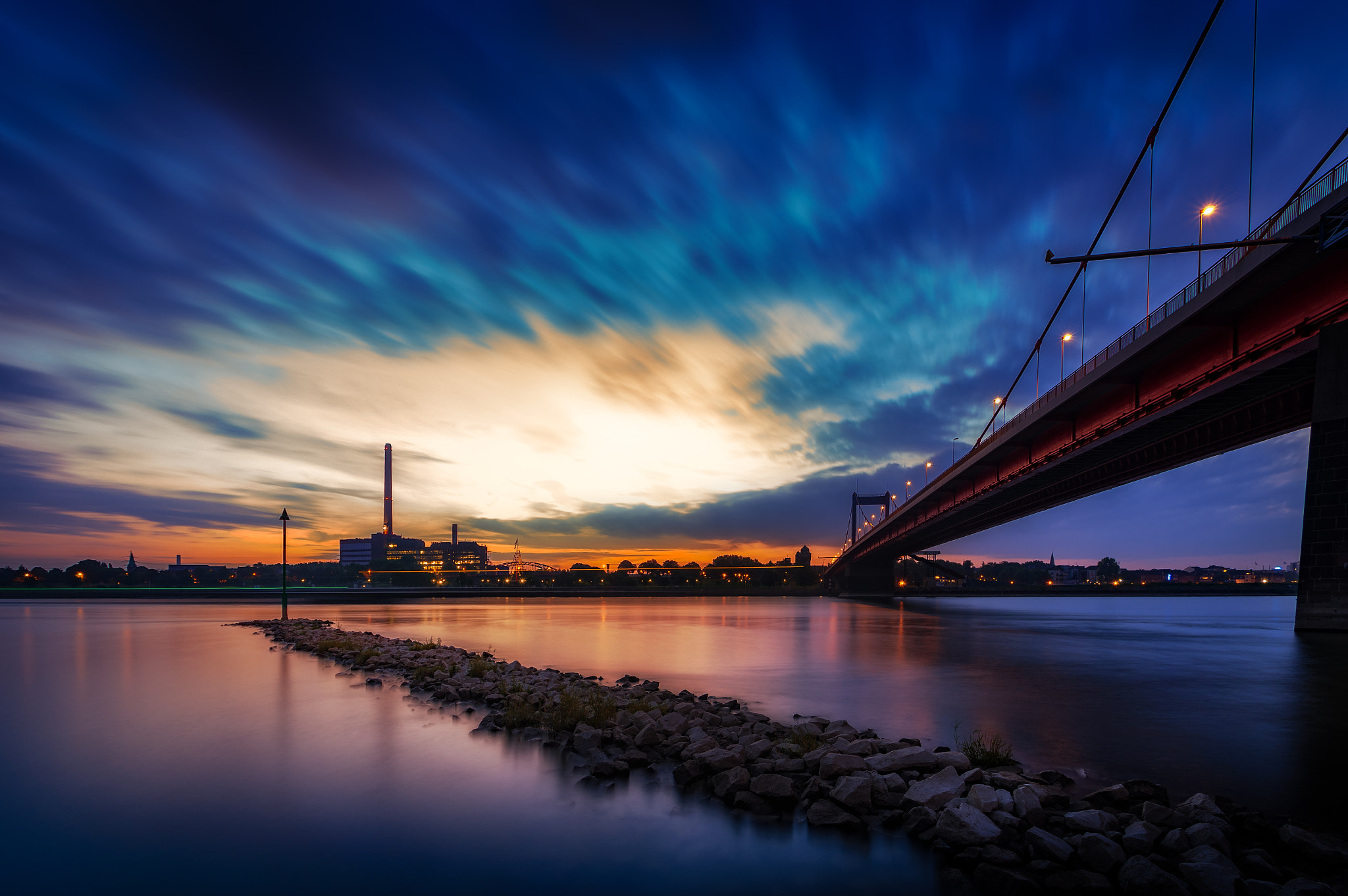 Pentax K-3 sample photo. Duisburg before sunrise photography