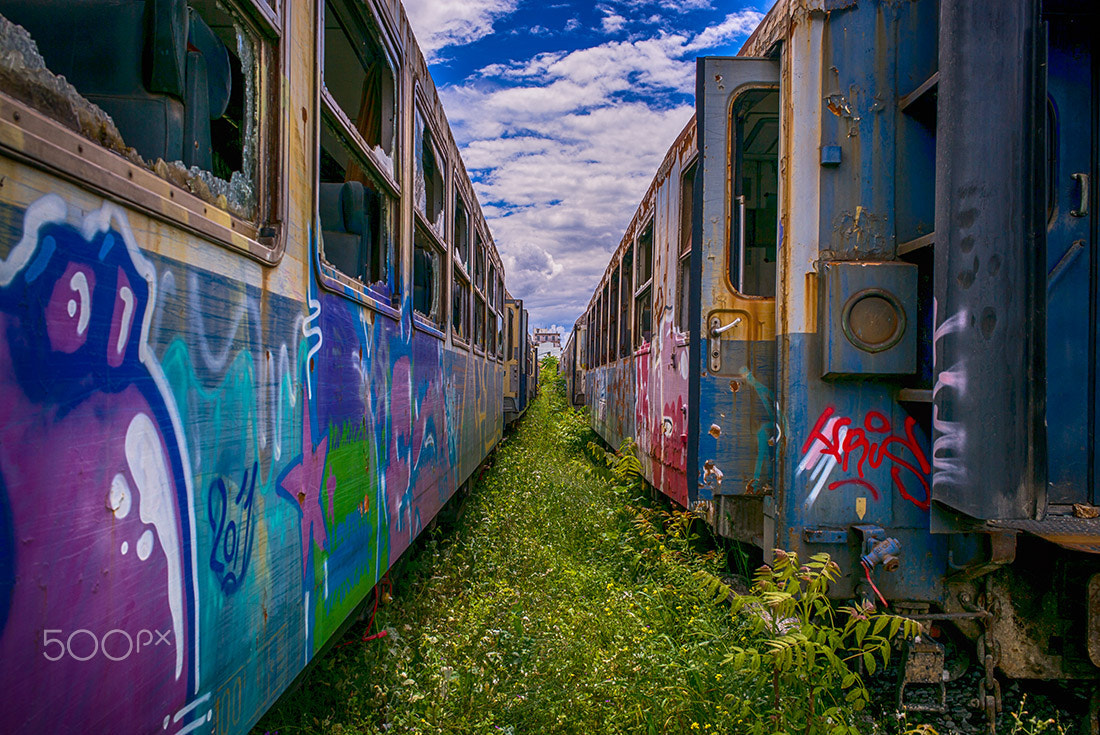 Summicron-M 1:2/28 ASPH. sample photo. Old forgottentrain station photography