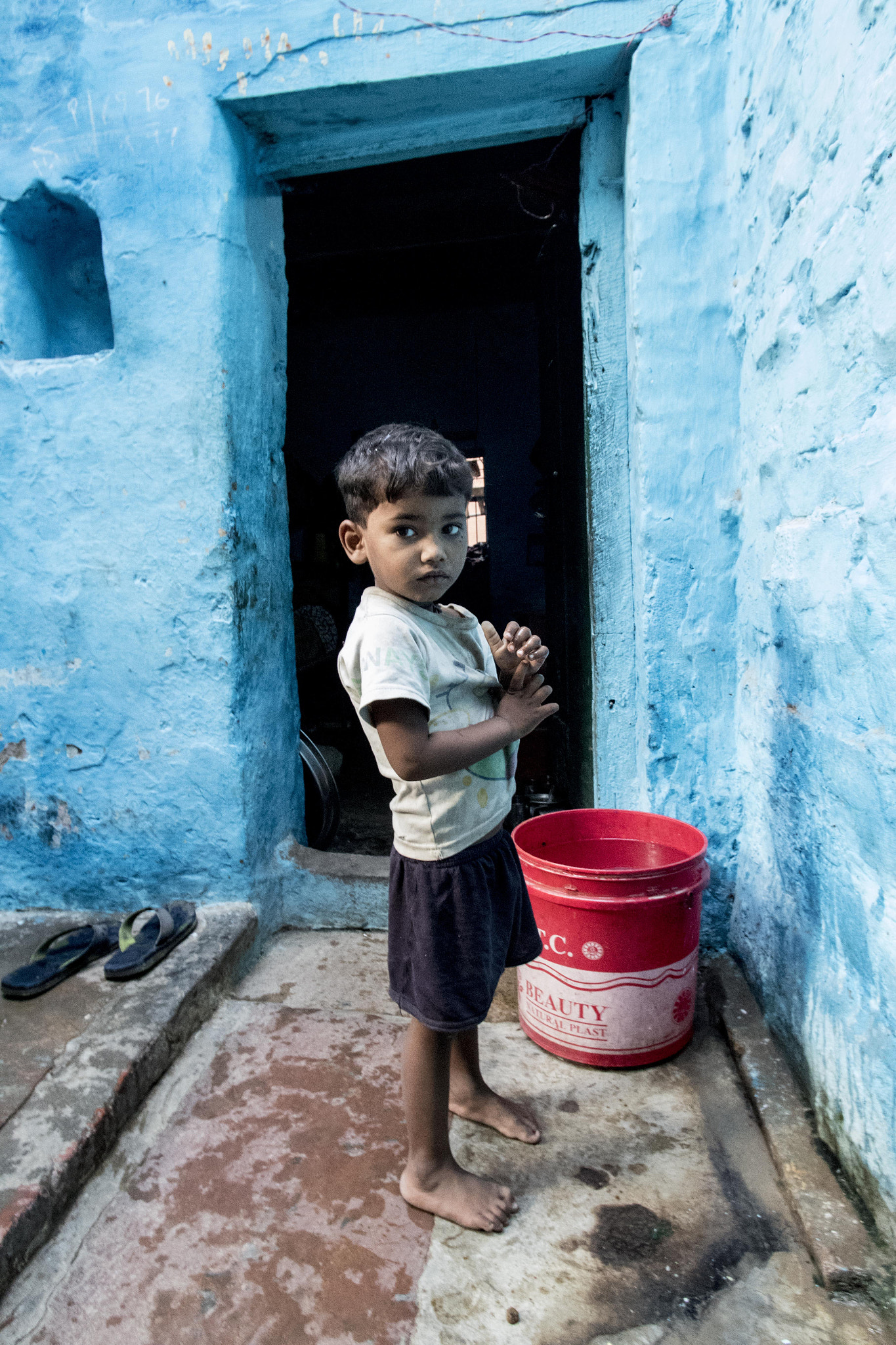 Pentax smc DA 14mm F2.8 ED (IF) sample photo. Indian blue photography