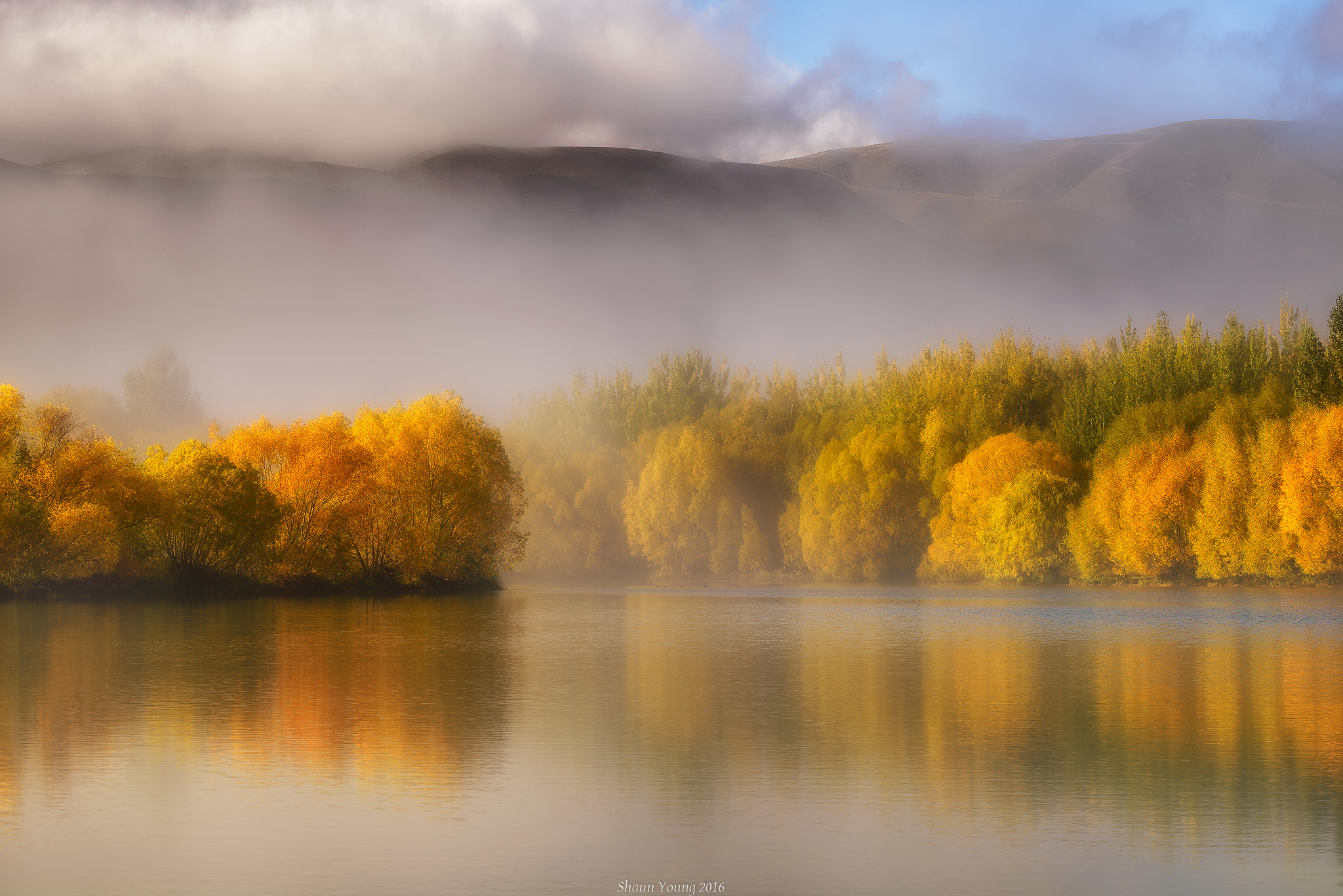 Sony a7R II + Canon EF 70-300mm F4-5.6L IS USM sample photo. Misty lakes twizel photography