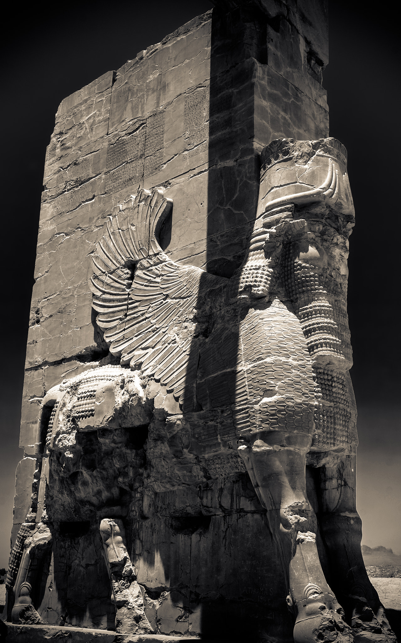 Sony E 18-200mm F3.5-6.3 OSS sample photo. Persepolis gate photography