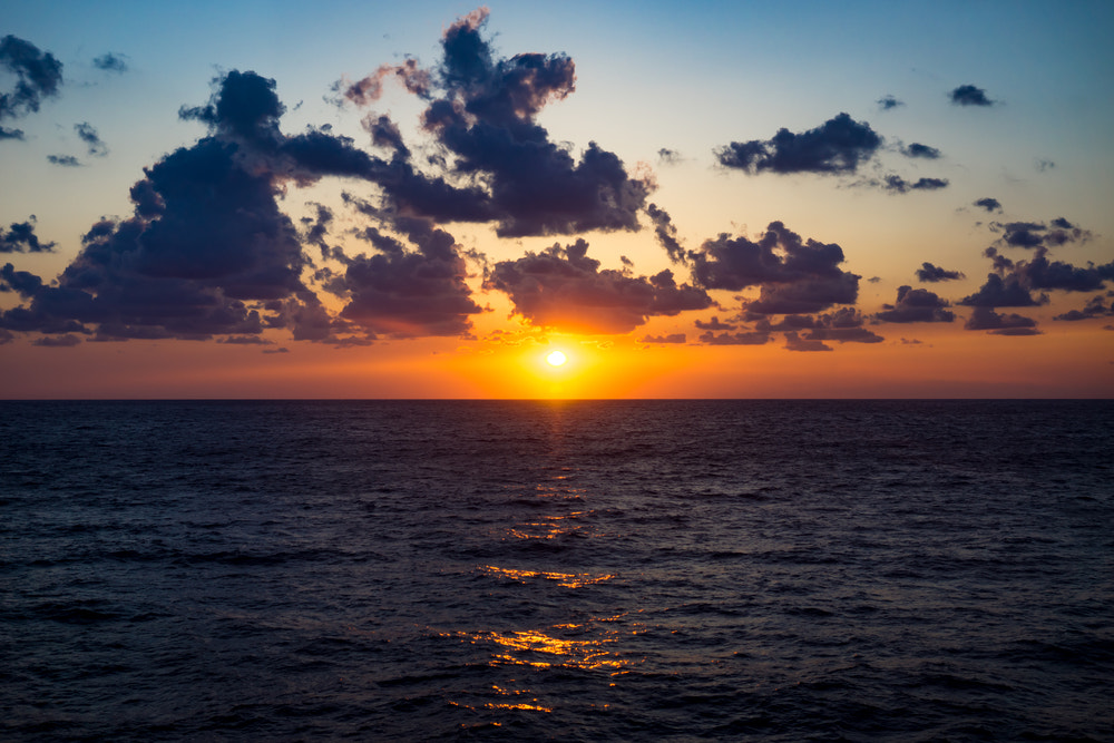 Sony Alpha NEX-7 + E 30mm F1.4 sample photo. "sunset at sea" #photojambo photography