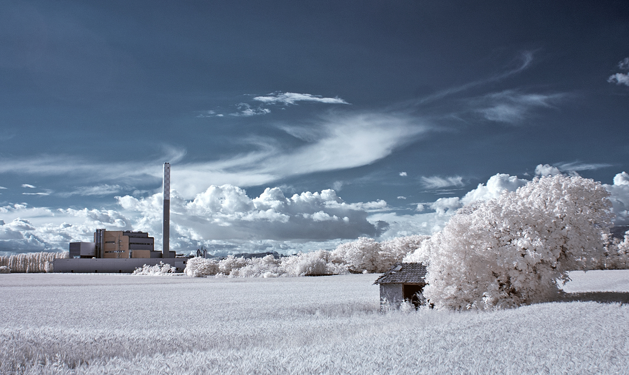 Canon EOS D30 sample photo. Cascina e inceneritore photography