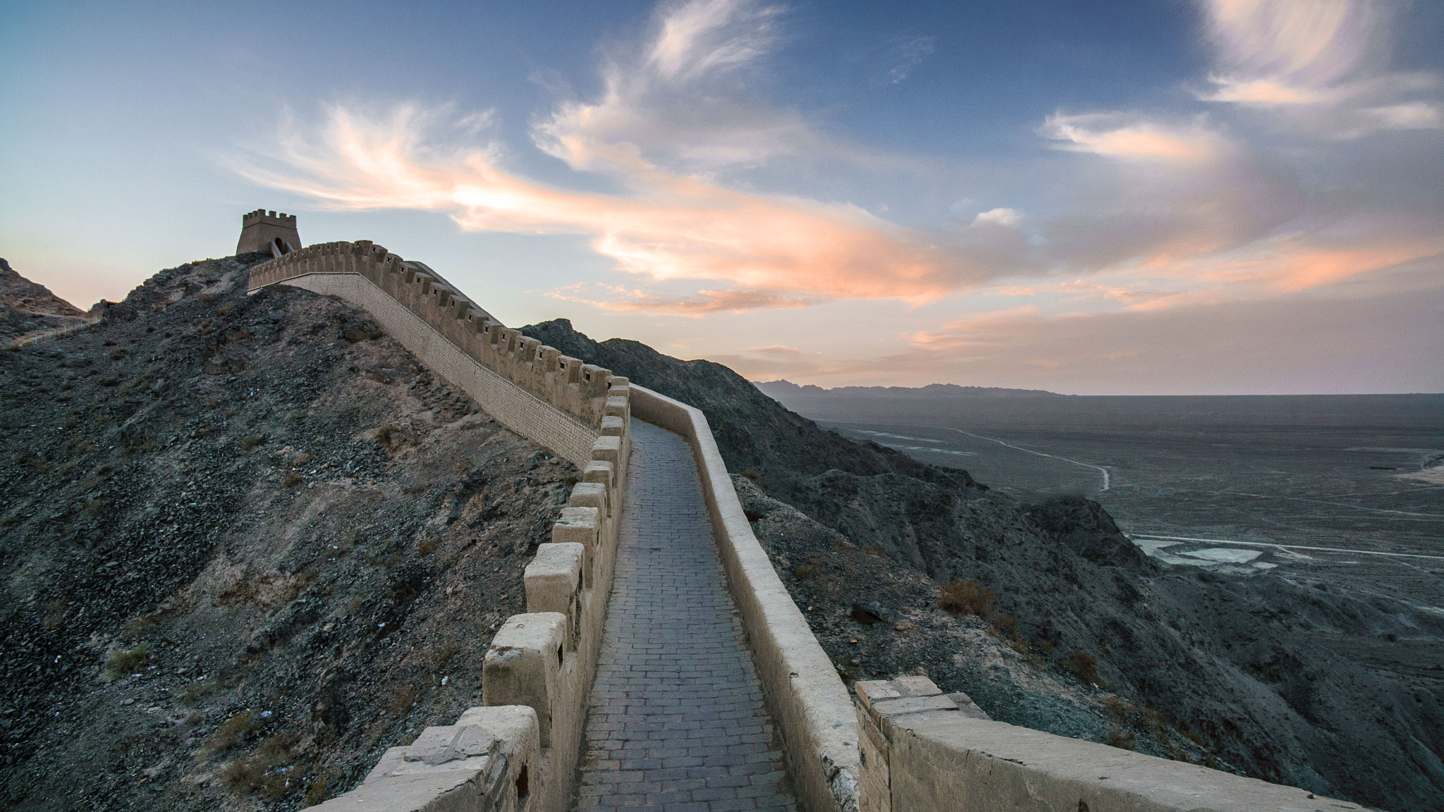 Sony a6000 + Canon EF 16-35mm F4L IS USM sample photo. The start point of the great wall photography