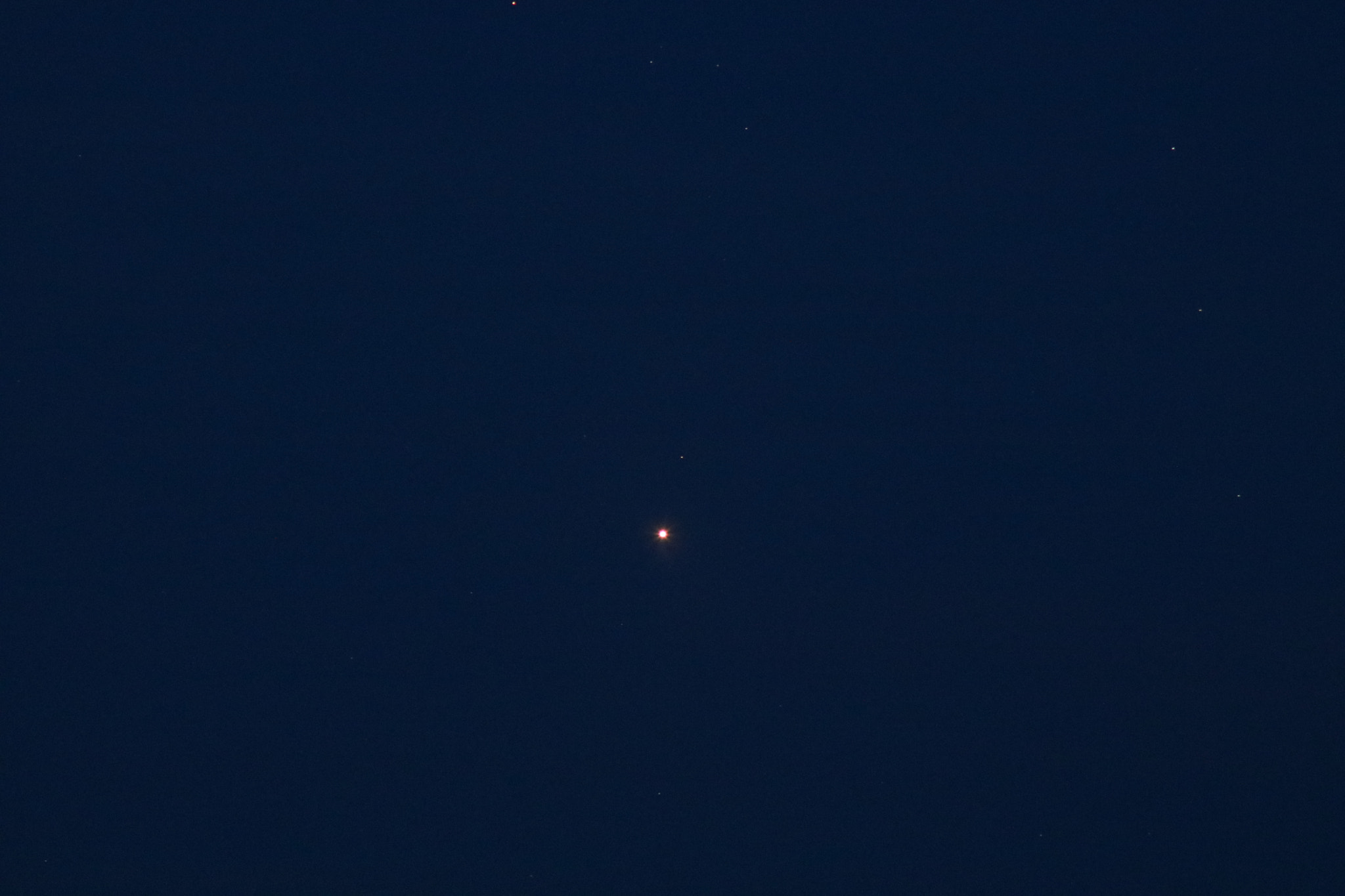 Canon EOS 760D (EOS Rebel T6s / EOS 8000D) sample photo. Shot of mars on summer night photography