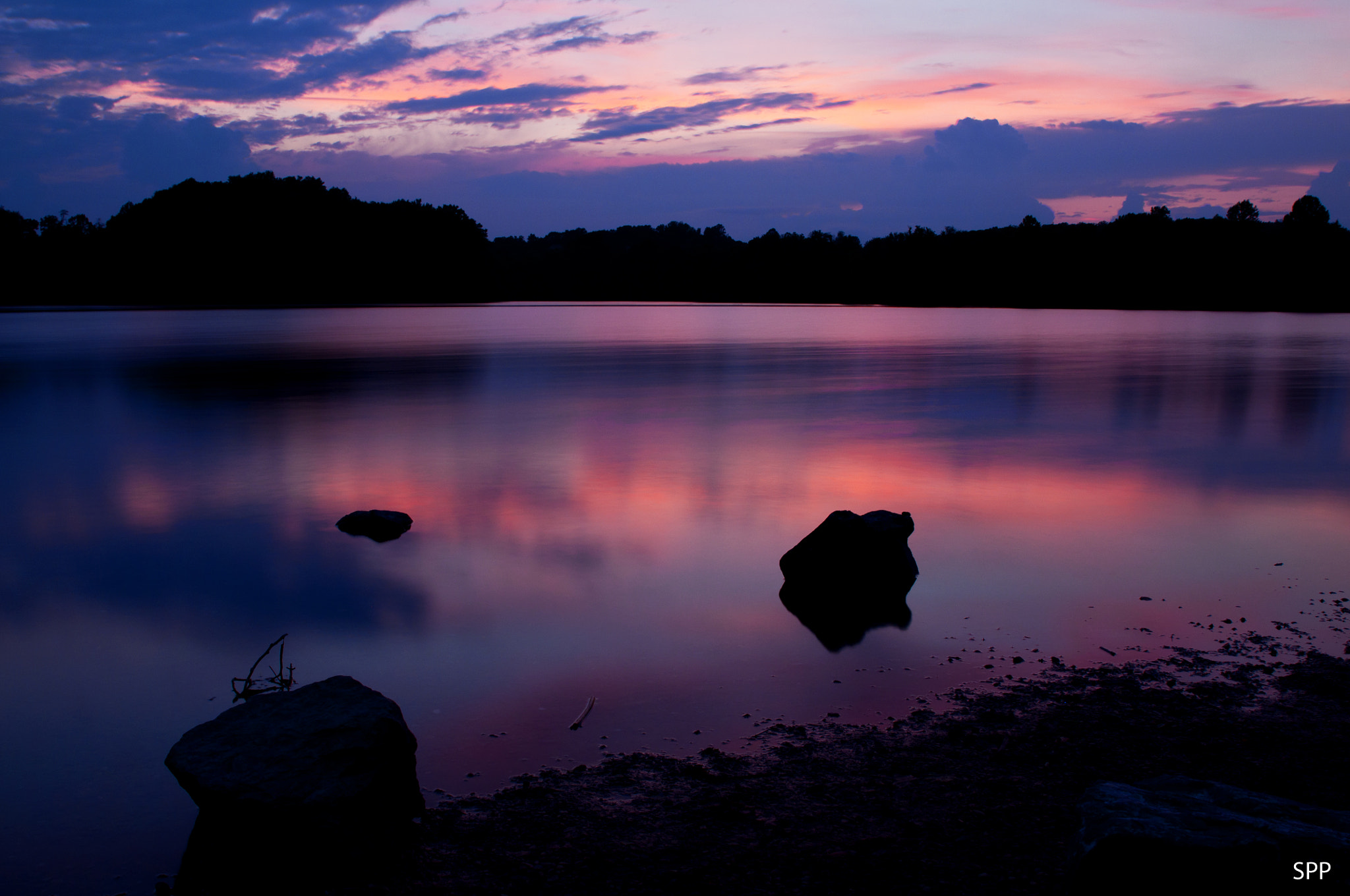 Tamron SP 24-70mm F2.8 Di VC USD sample photo. Rocks in the water photography