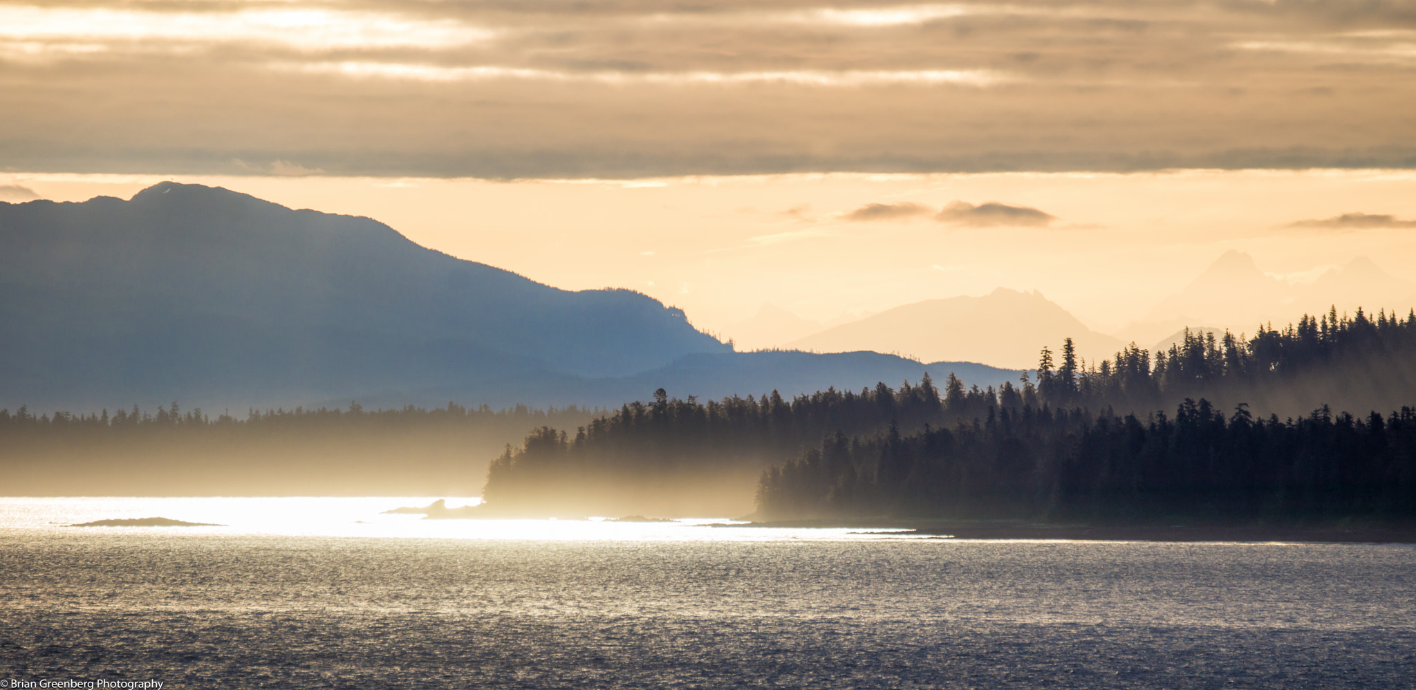 Sony a99 II + Sony 70-400mm F4-5.6 G SSM sample photo. Sunrise on the inside passage photography