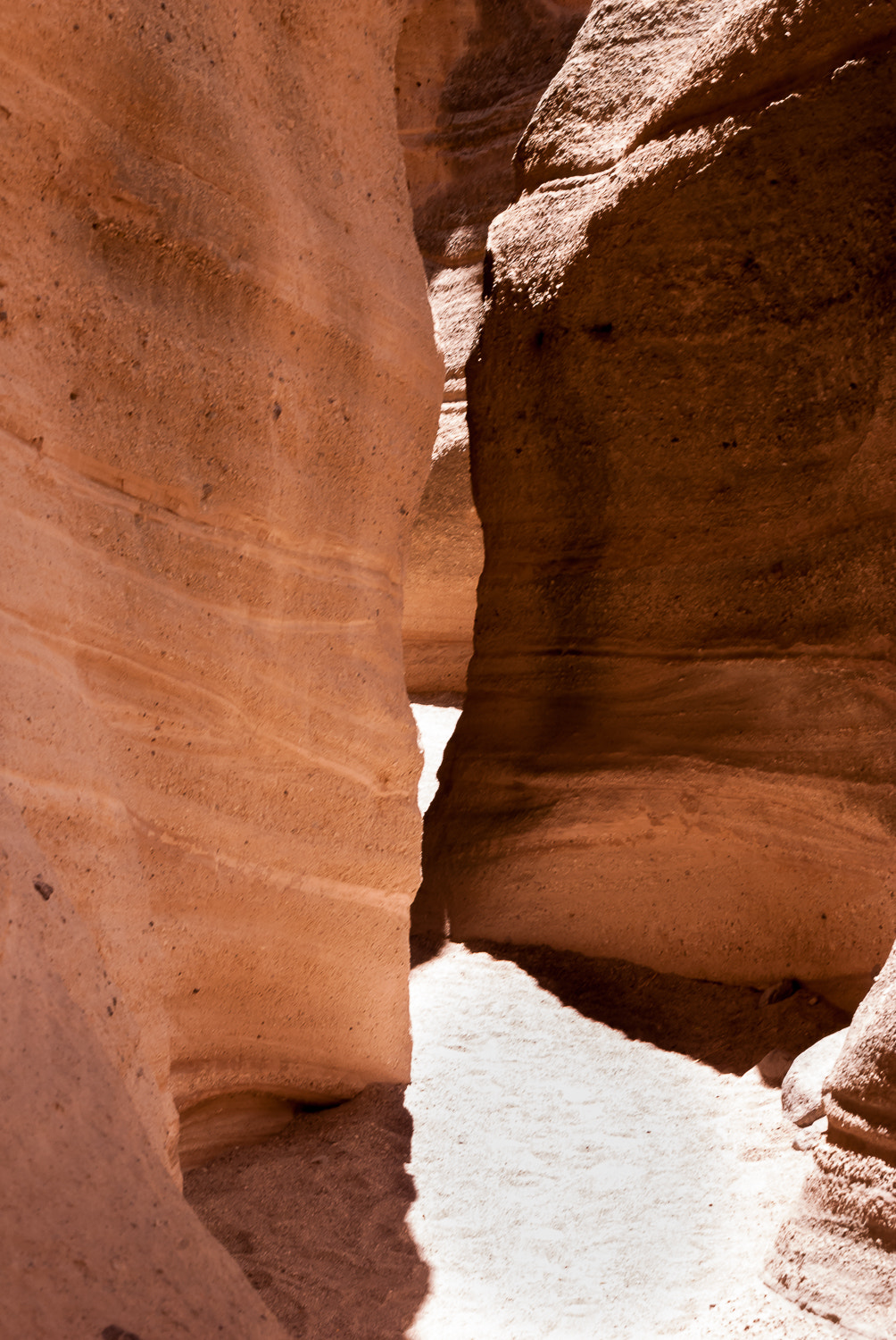 Nikon D80 sample photo. Slot canyon trail photography