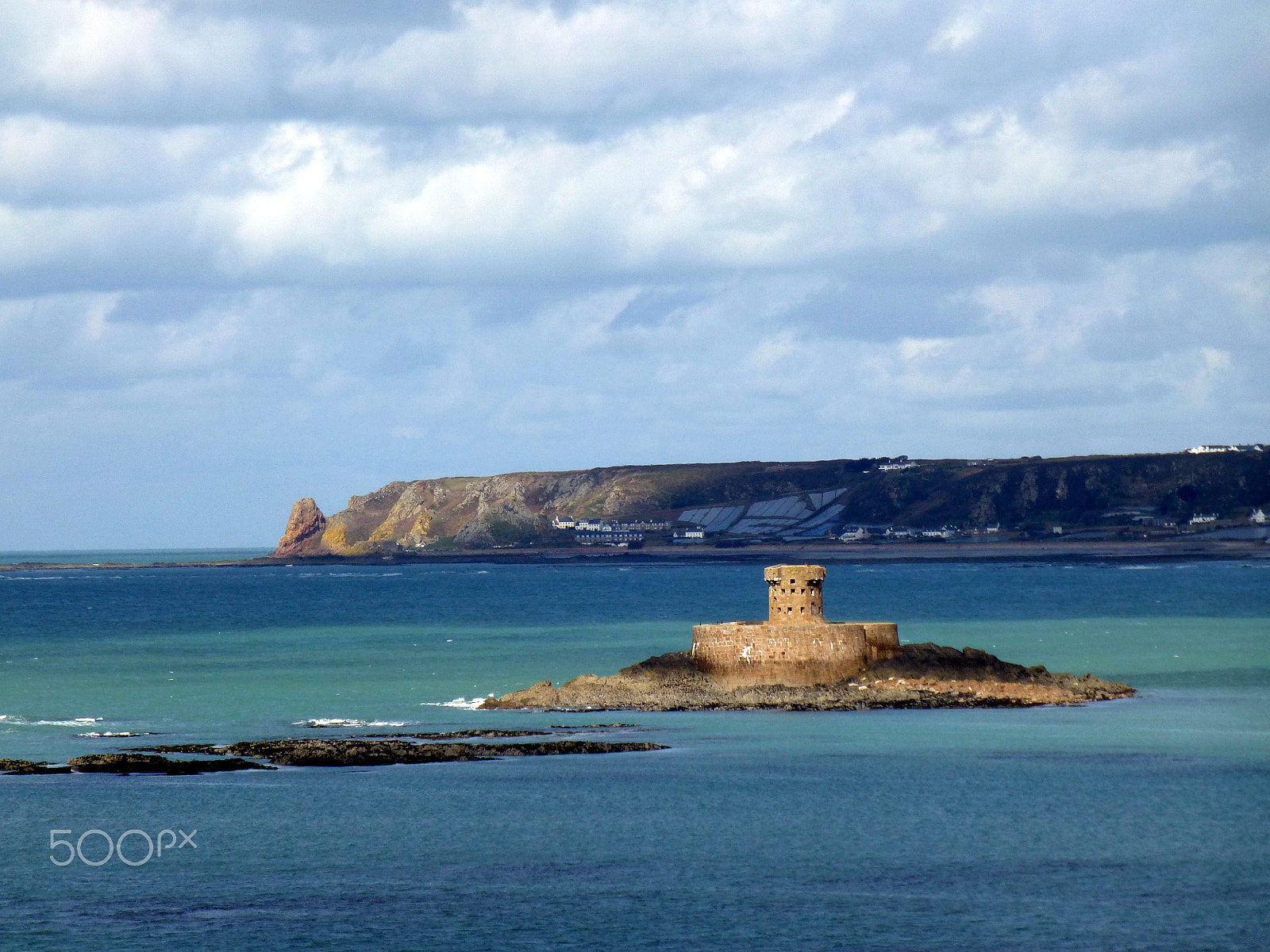 Panasonic DMC-TZ27 sample photo. View of la rocco tower, jersey photography