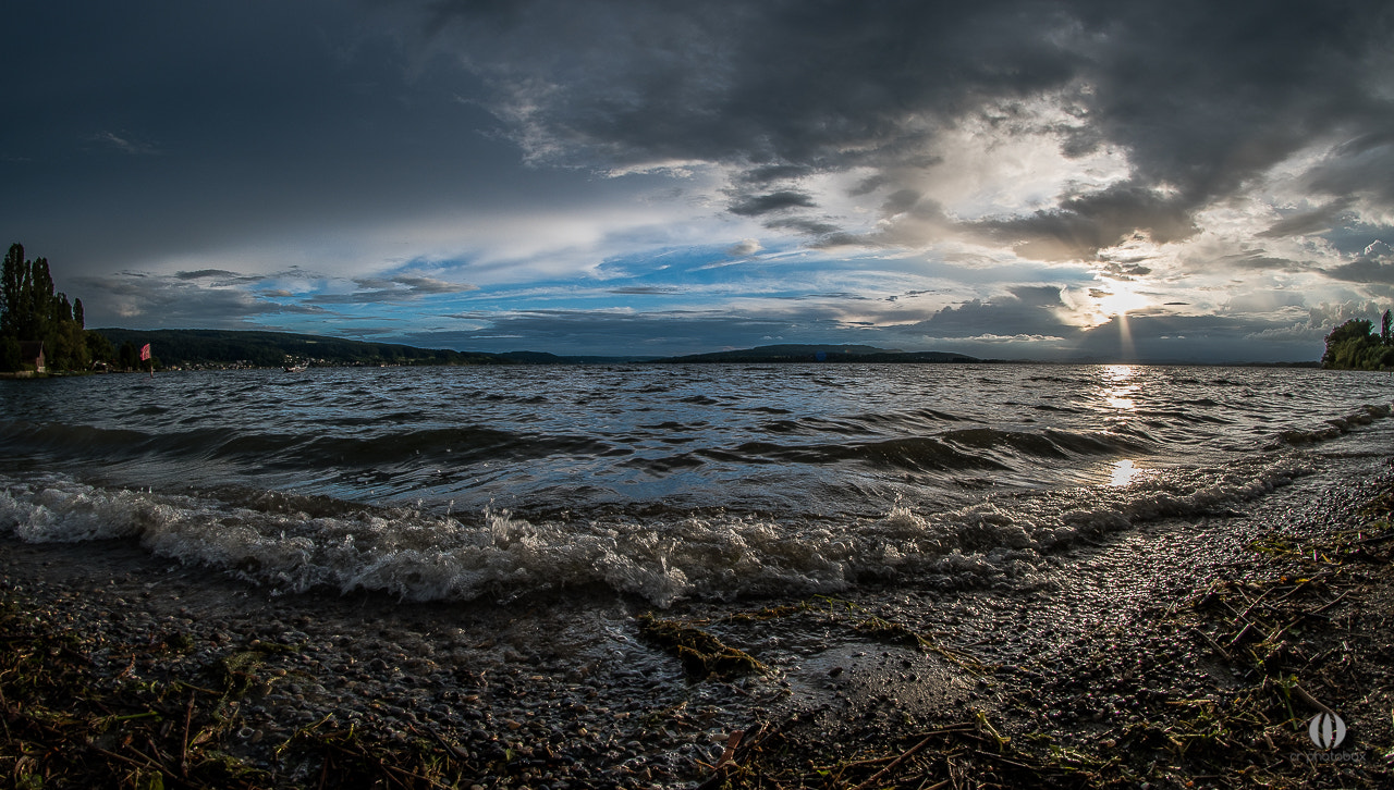 Nikon D500 + Samyang 8mm F3.5 Aspherical IF MC Fisheye sample photo. Lake of constance photography