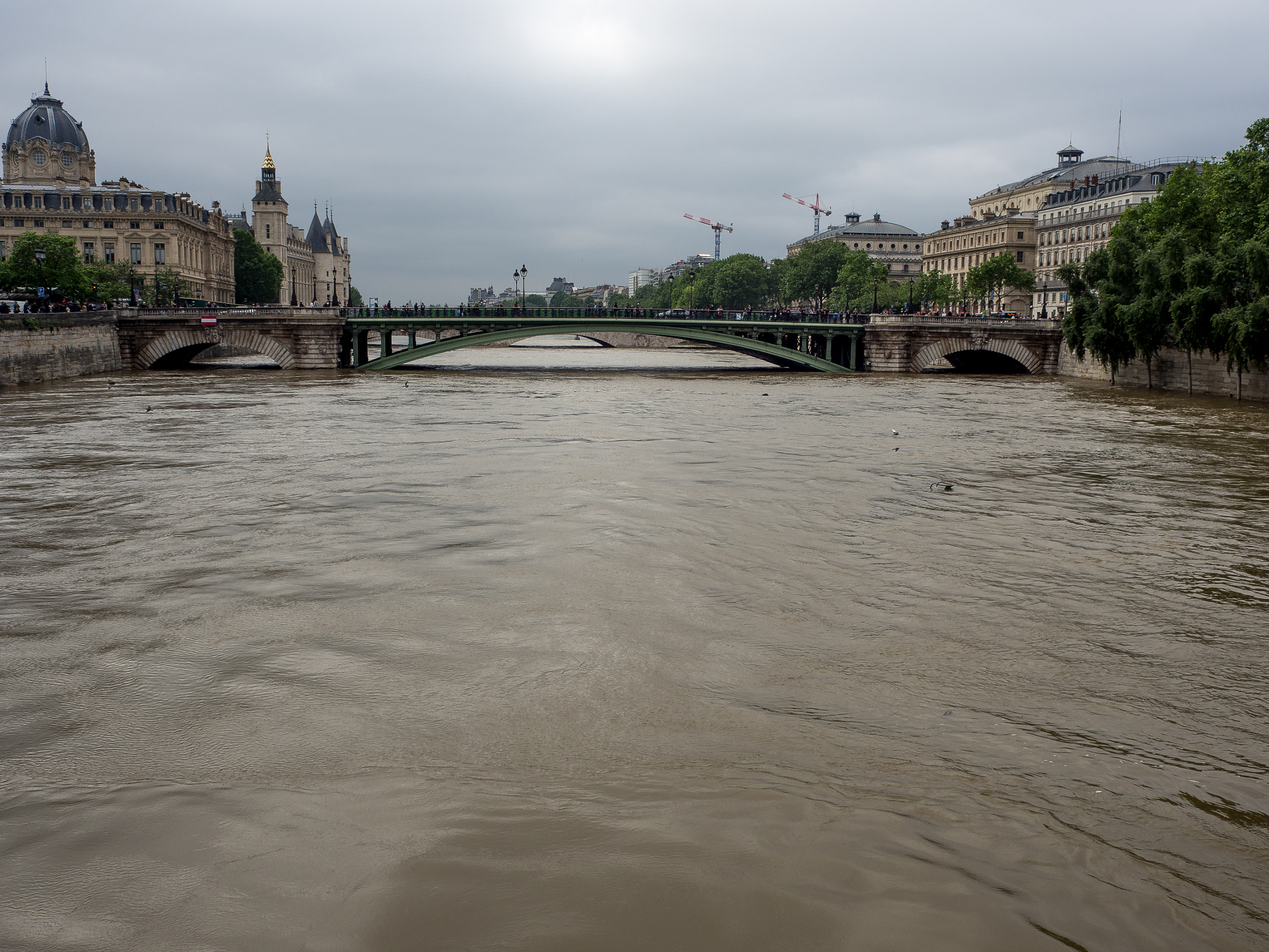 Olympus OM-D E-M10 + Olympus M.Zuiko Digital 17mm F2.8 Pancake sample photo. Seine en crue photography