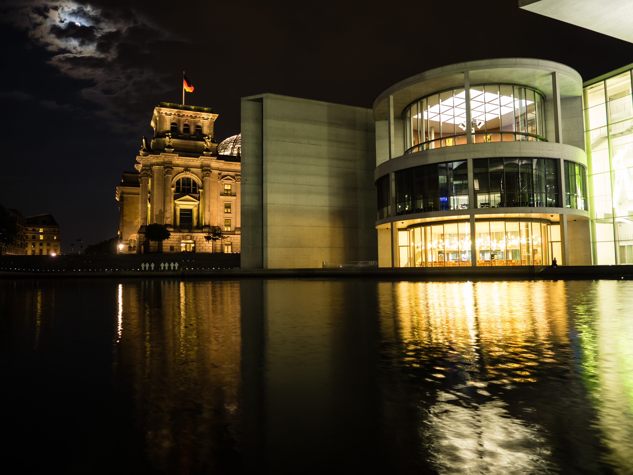 Olympus OM-D E-M1 + OLYMPUS M.12mm F2.0 sample photo. Moon over berlin 3 photography